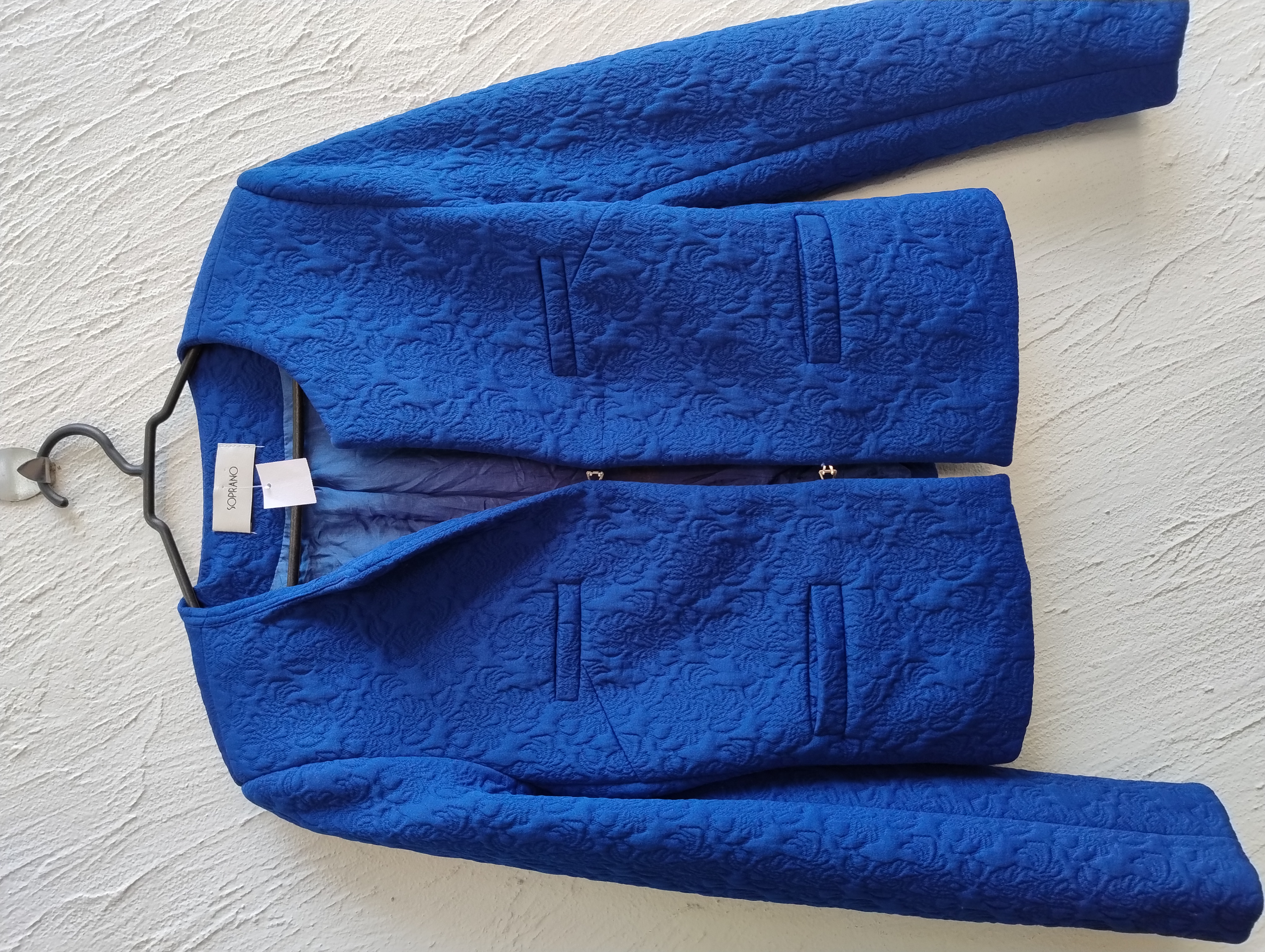 Blazer azul feminino -M