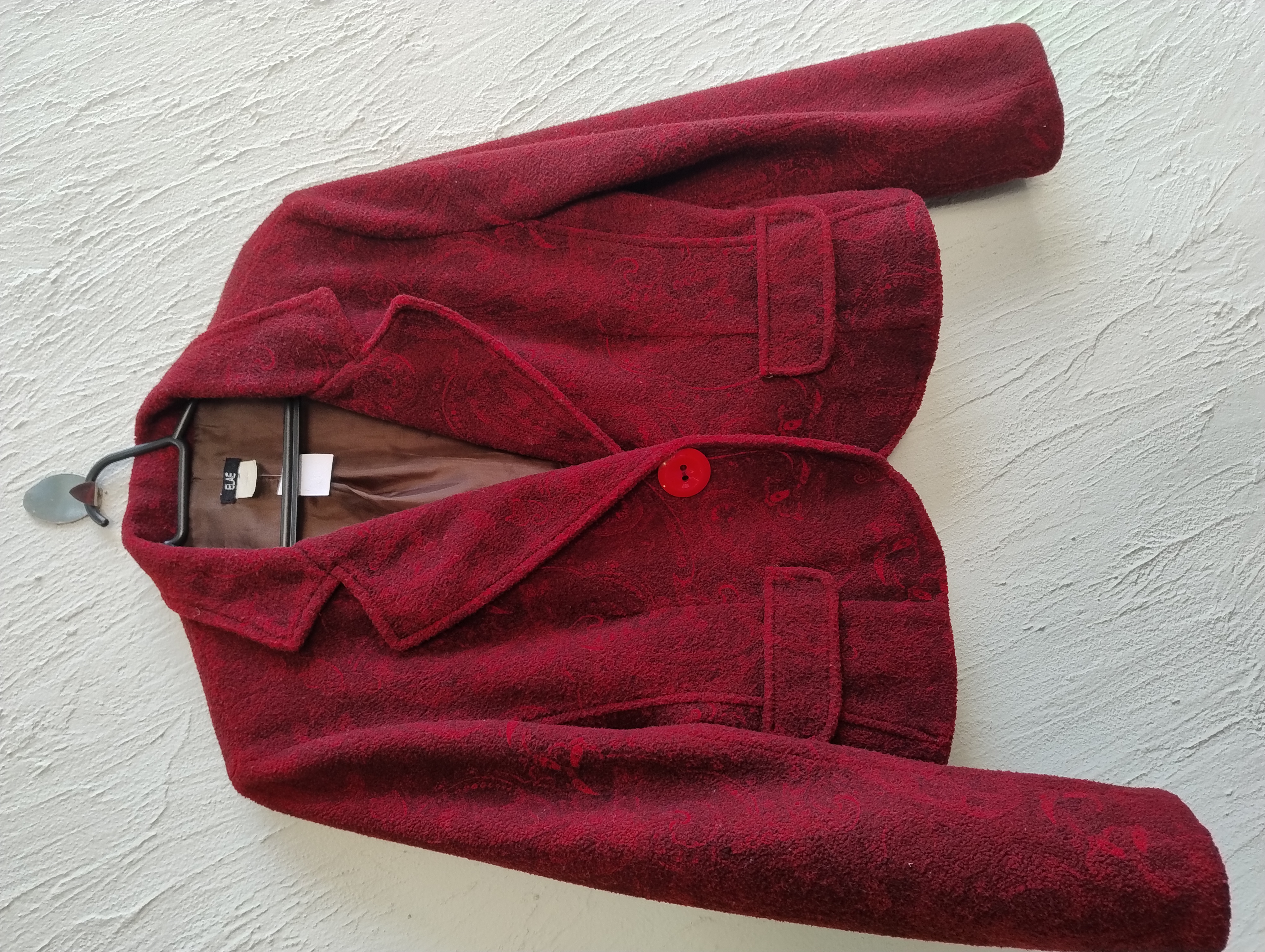 Blazer feminino vermelho -M