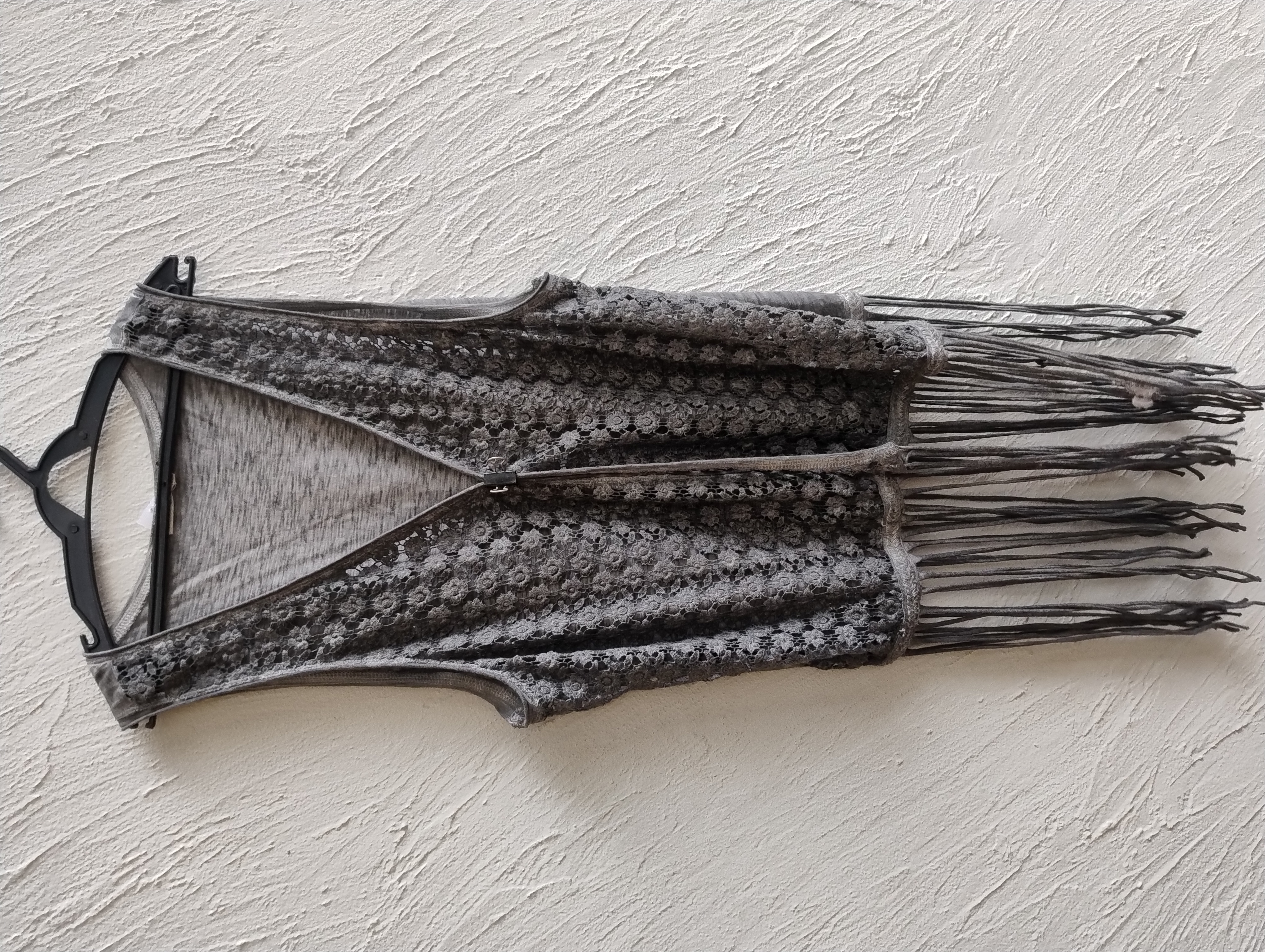 Colete com franjas feminino - M