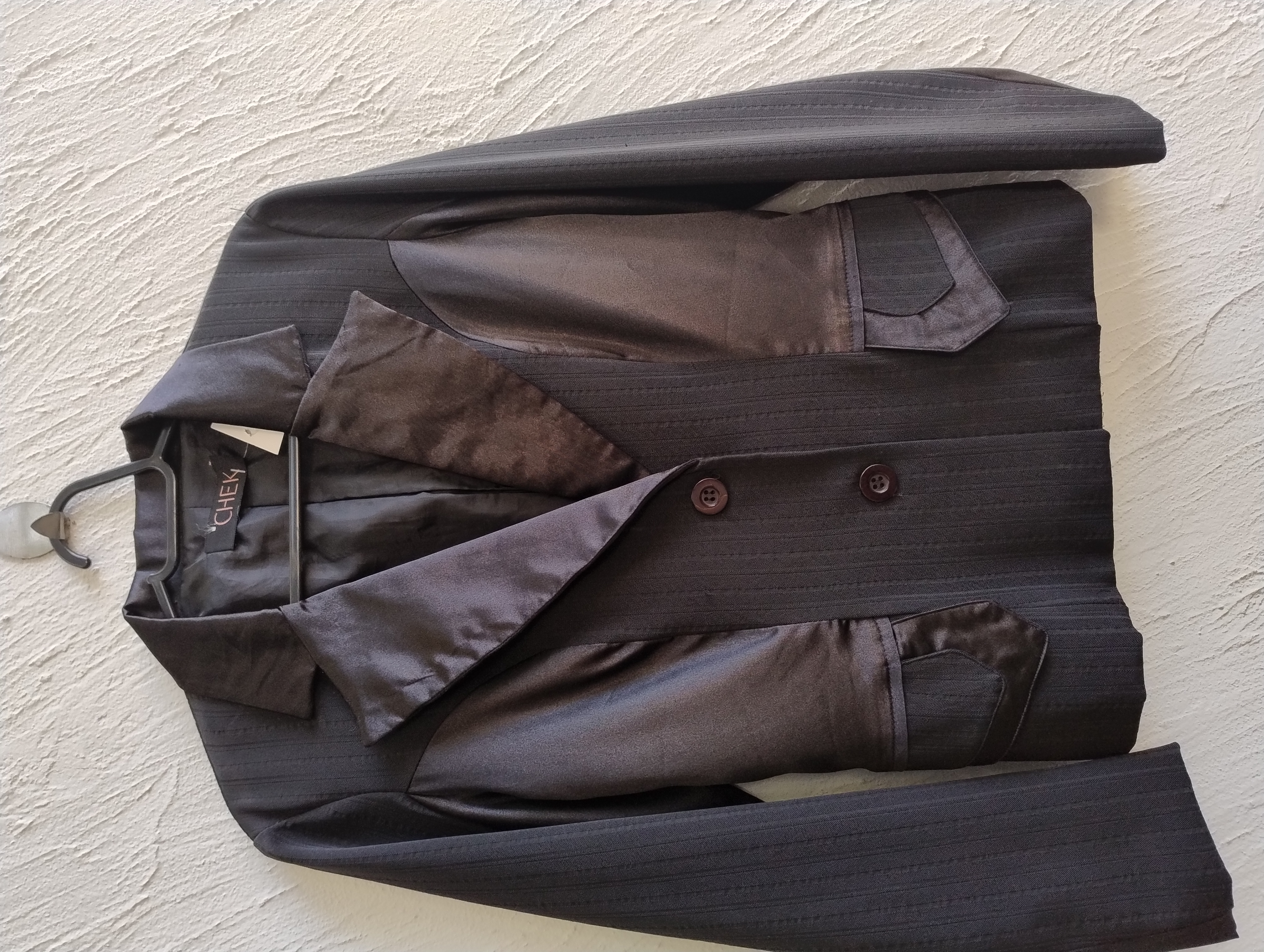 Blazer feminino preto -P