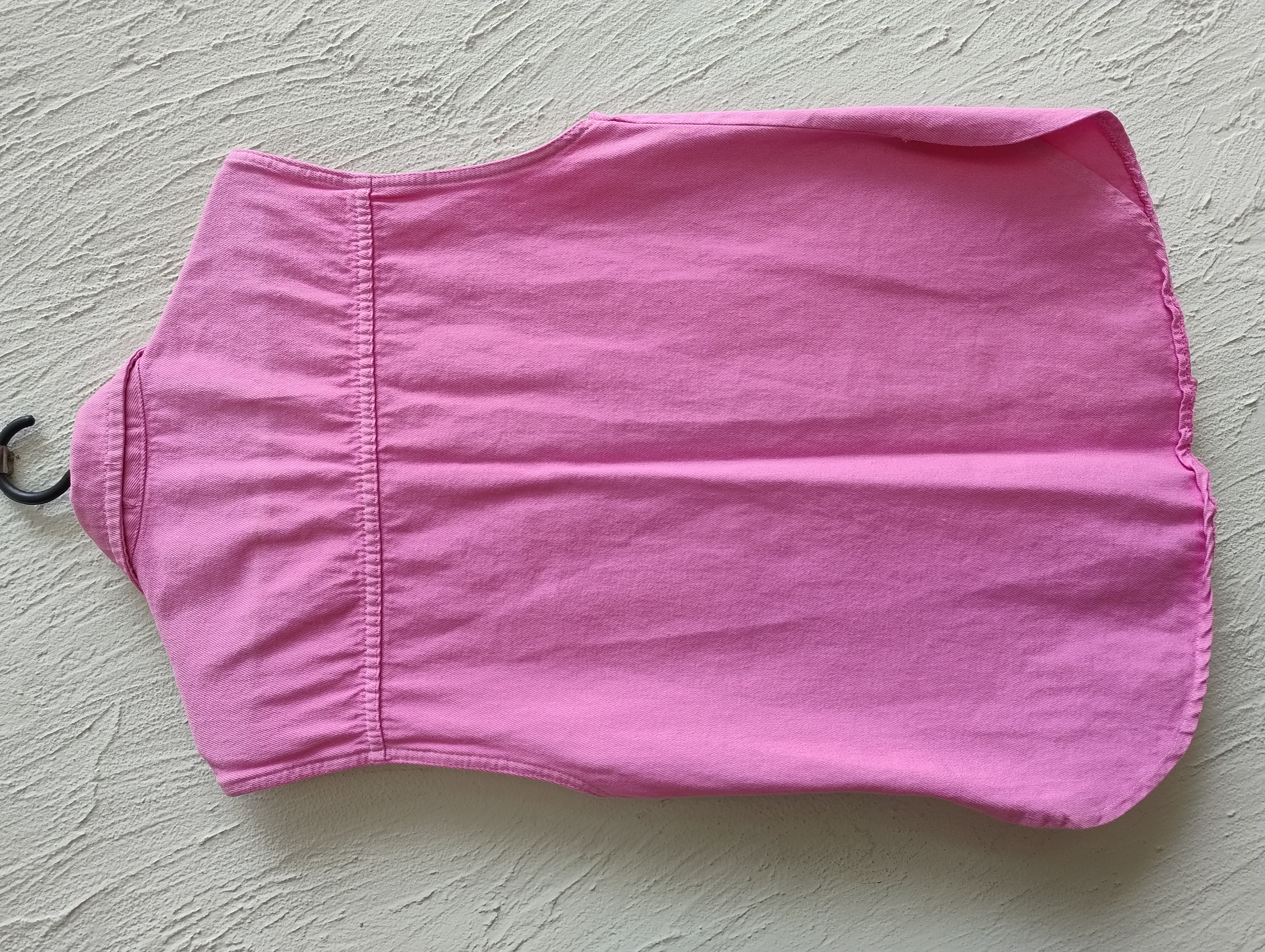 Colete rosa sem mangas - M