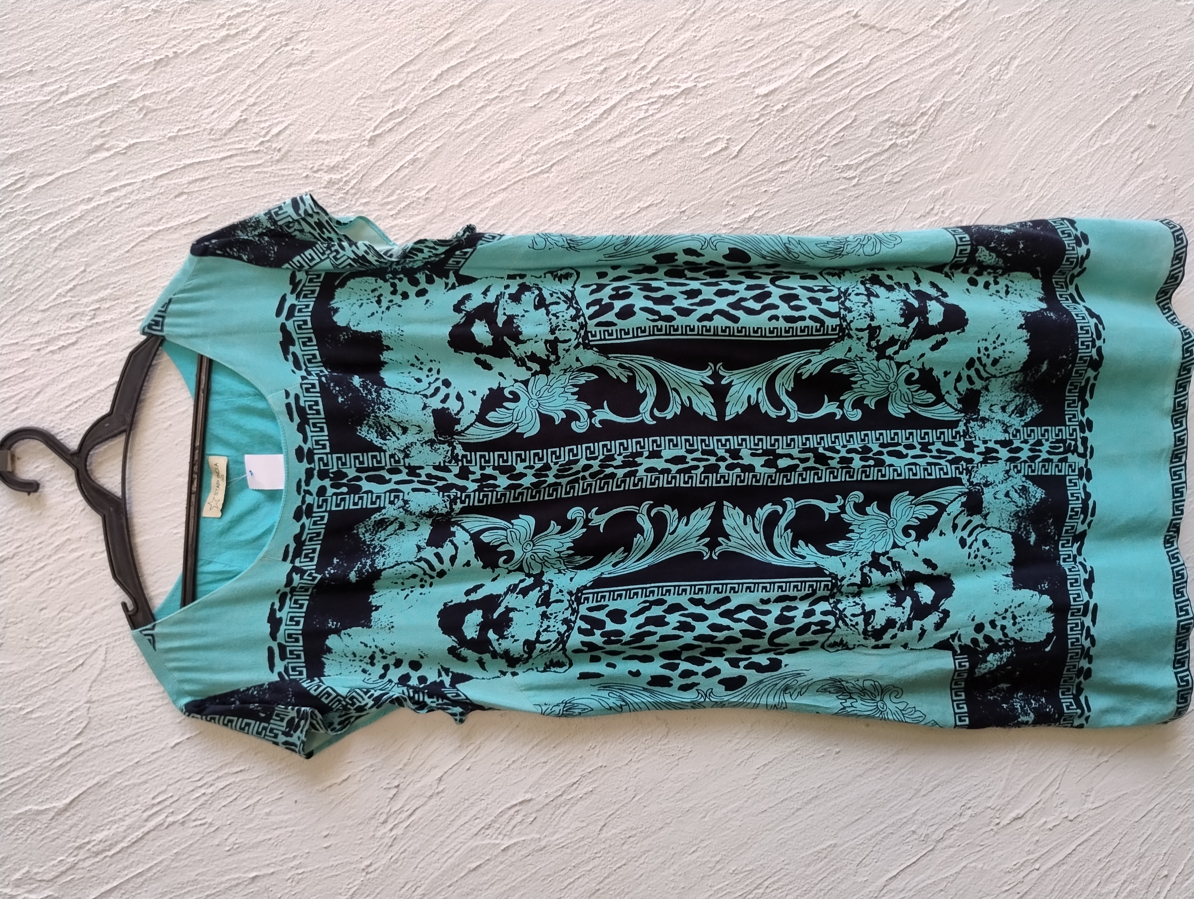 Vestido estampado azul