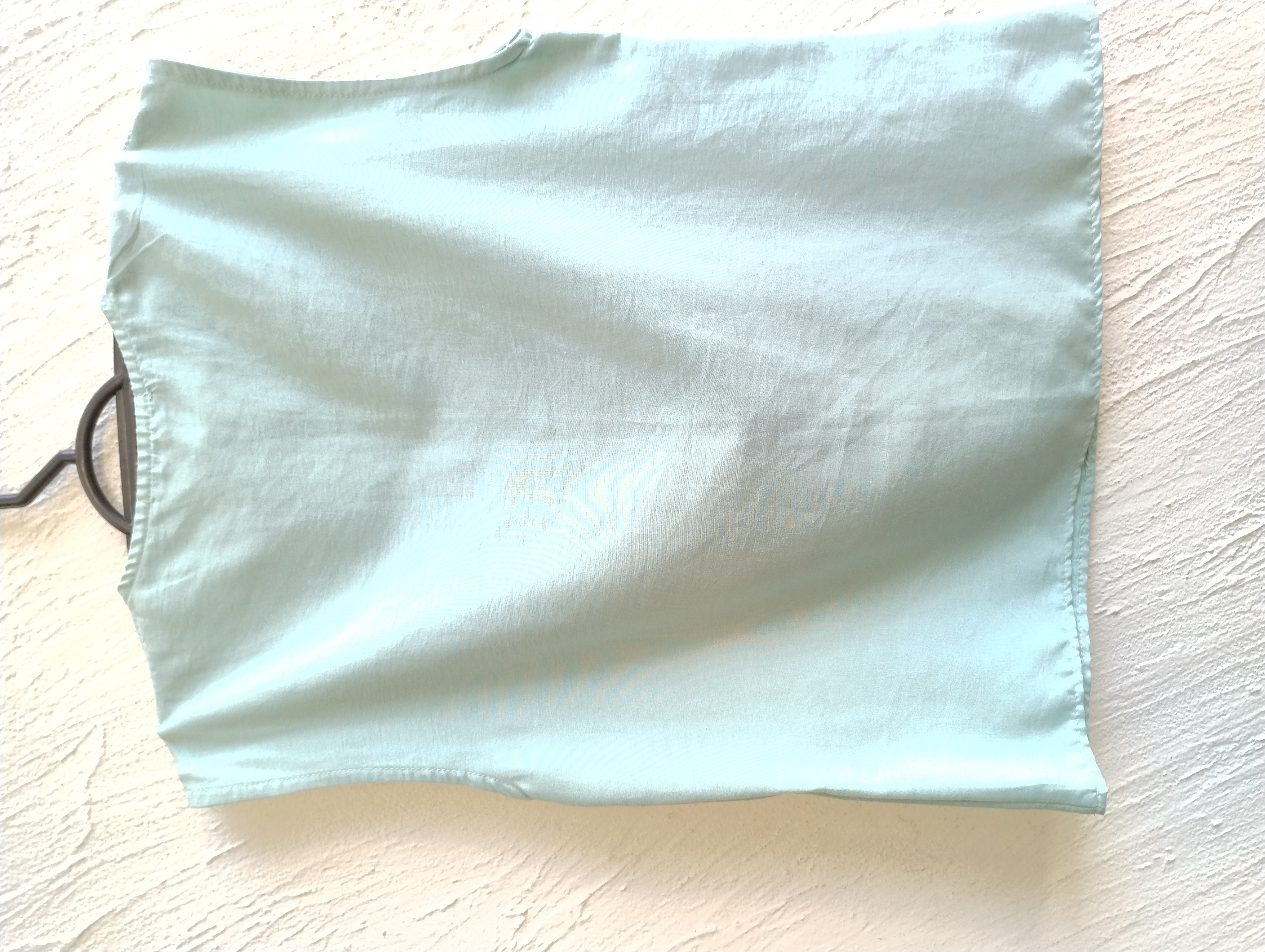 Blusa sem mangas verde-claro, P