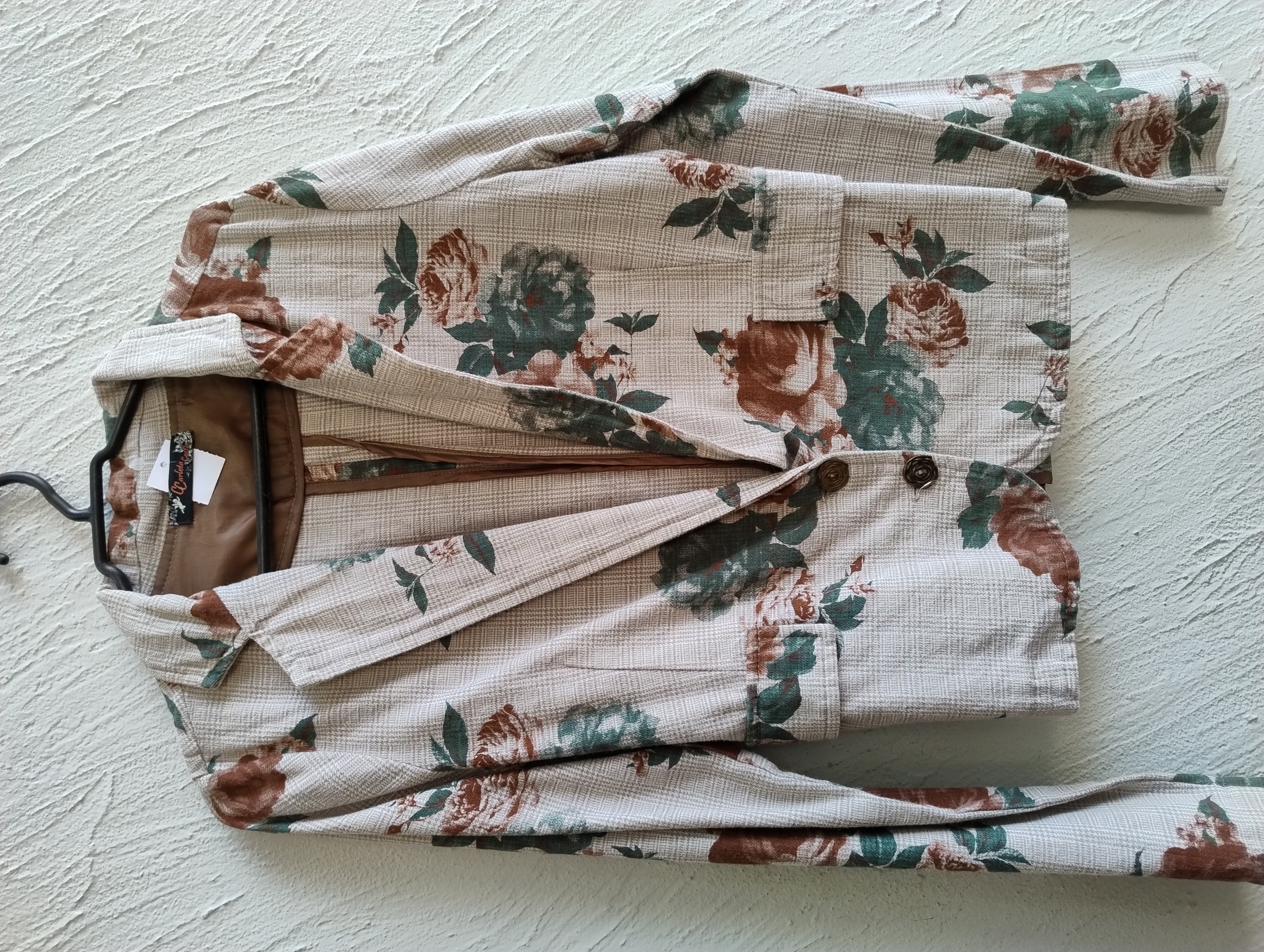 Blazer estampado feminino - M