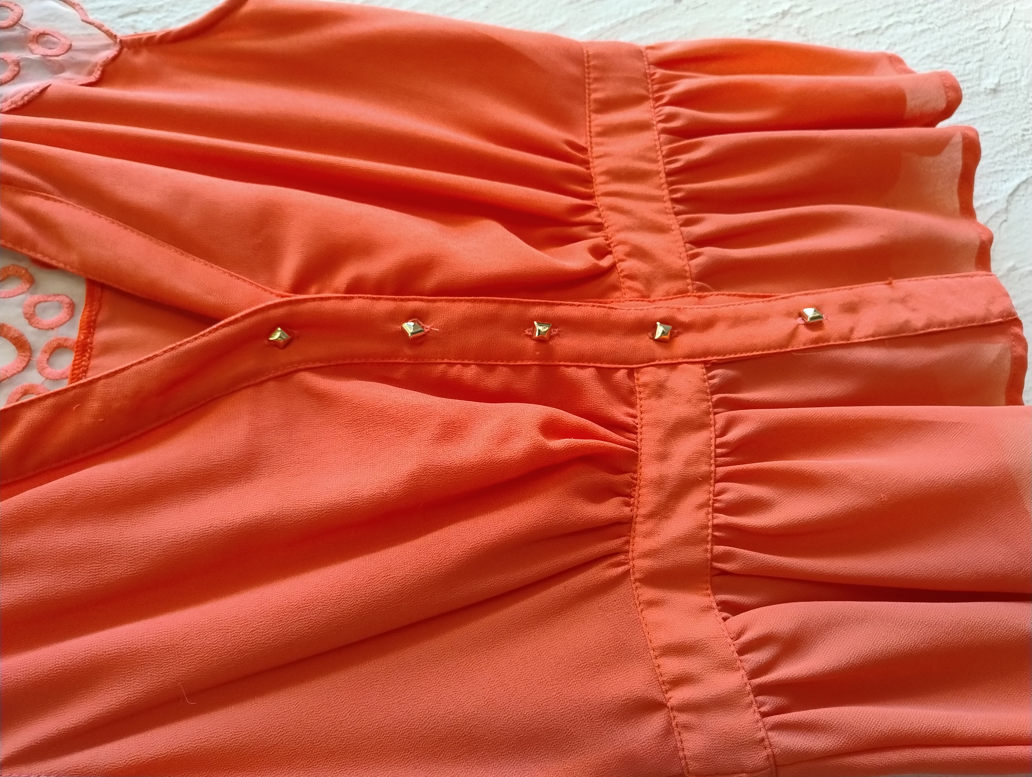 Blusa feminina laranja, P