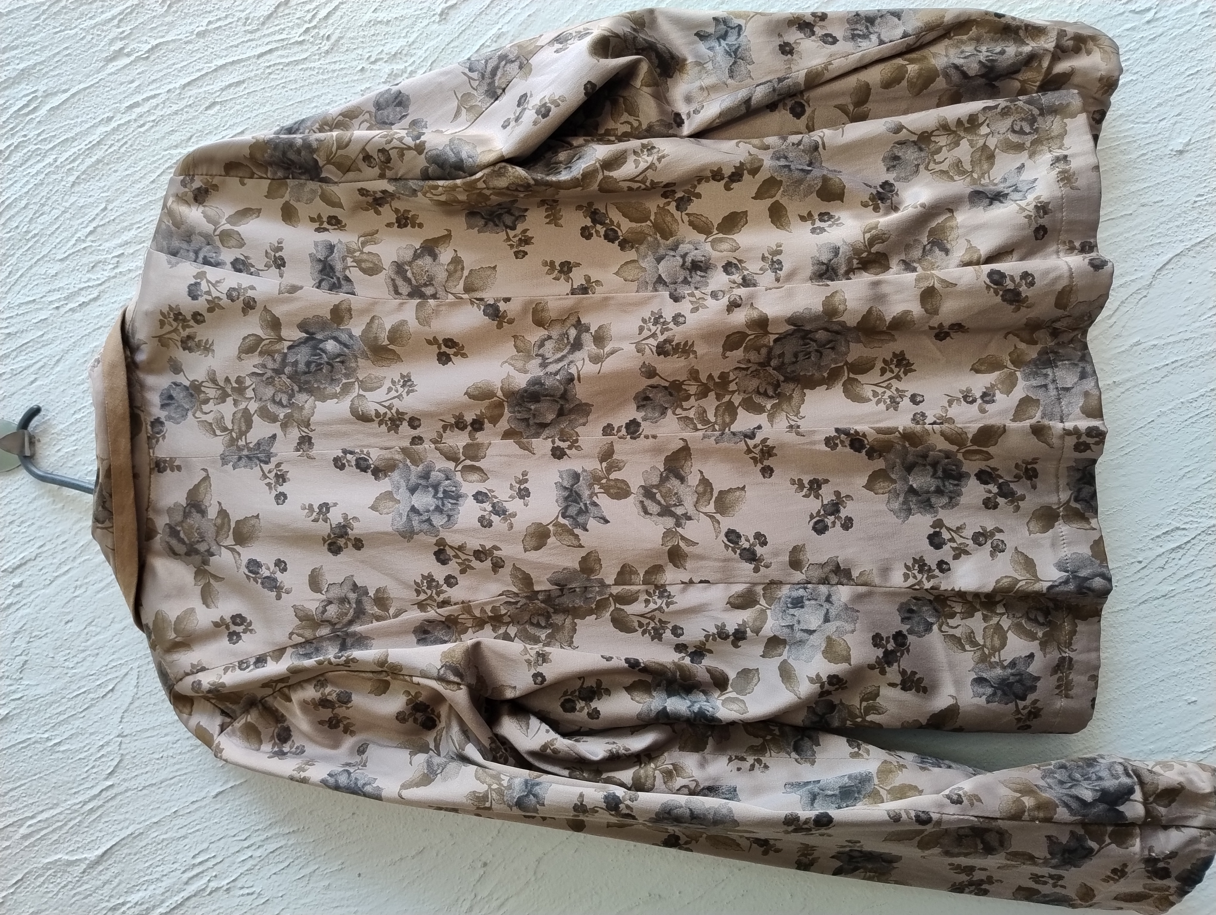 Blazer floral bege- M