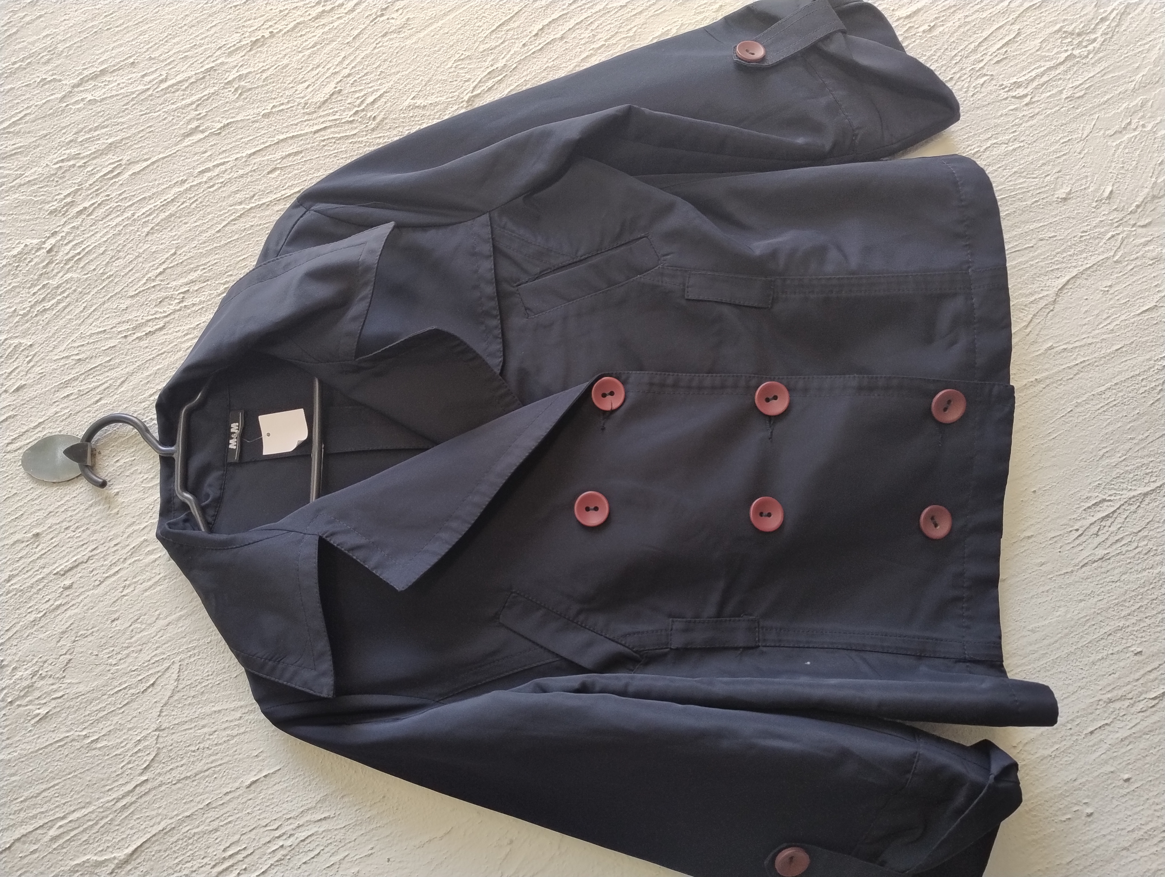 Casaco feminino italiano preto -G