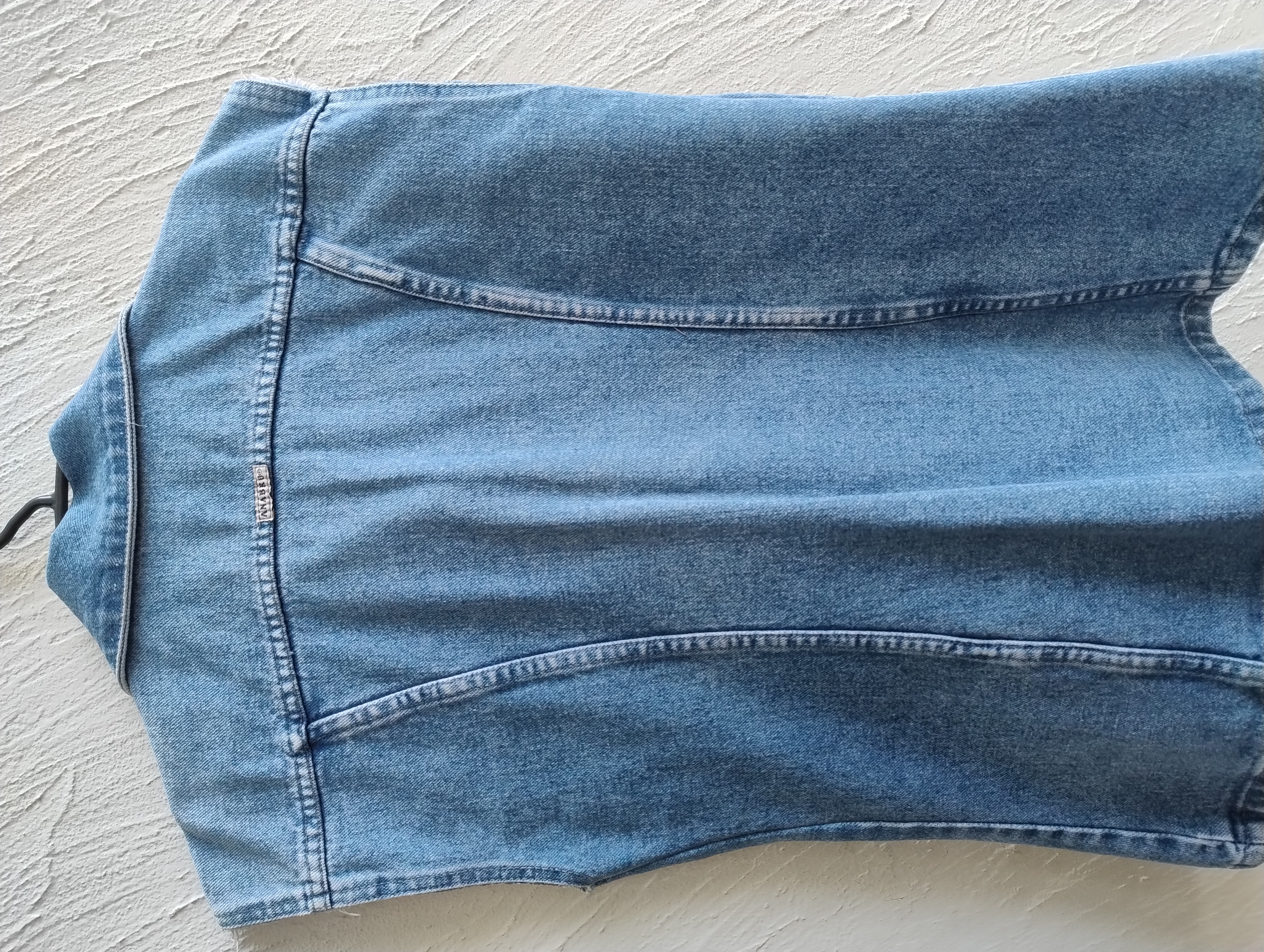 Colete jeans feminino - G