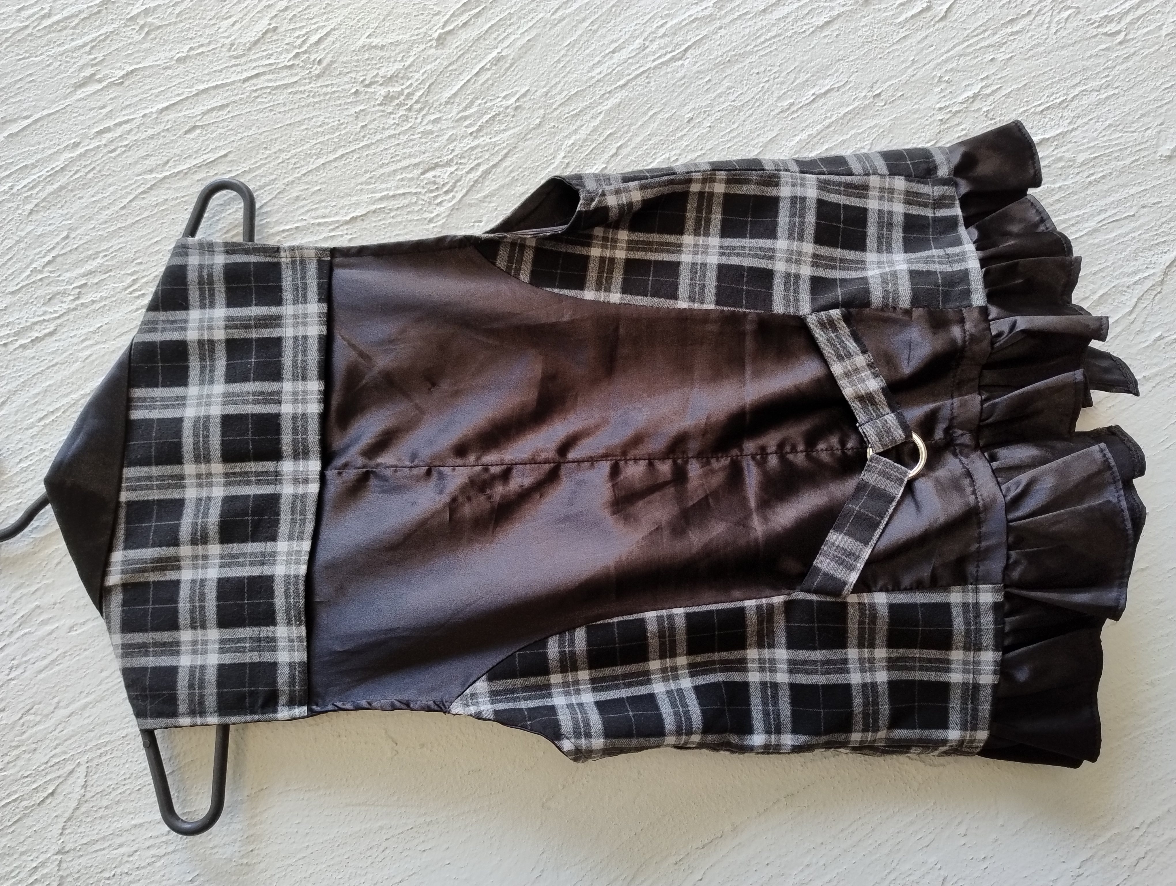 Colete xadrez feminino - P