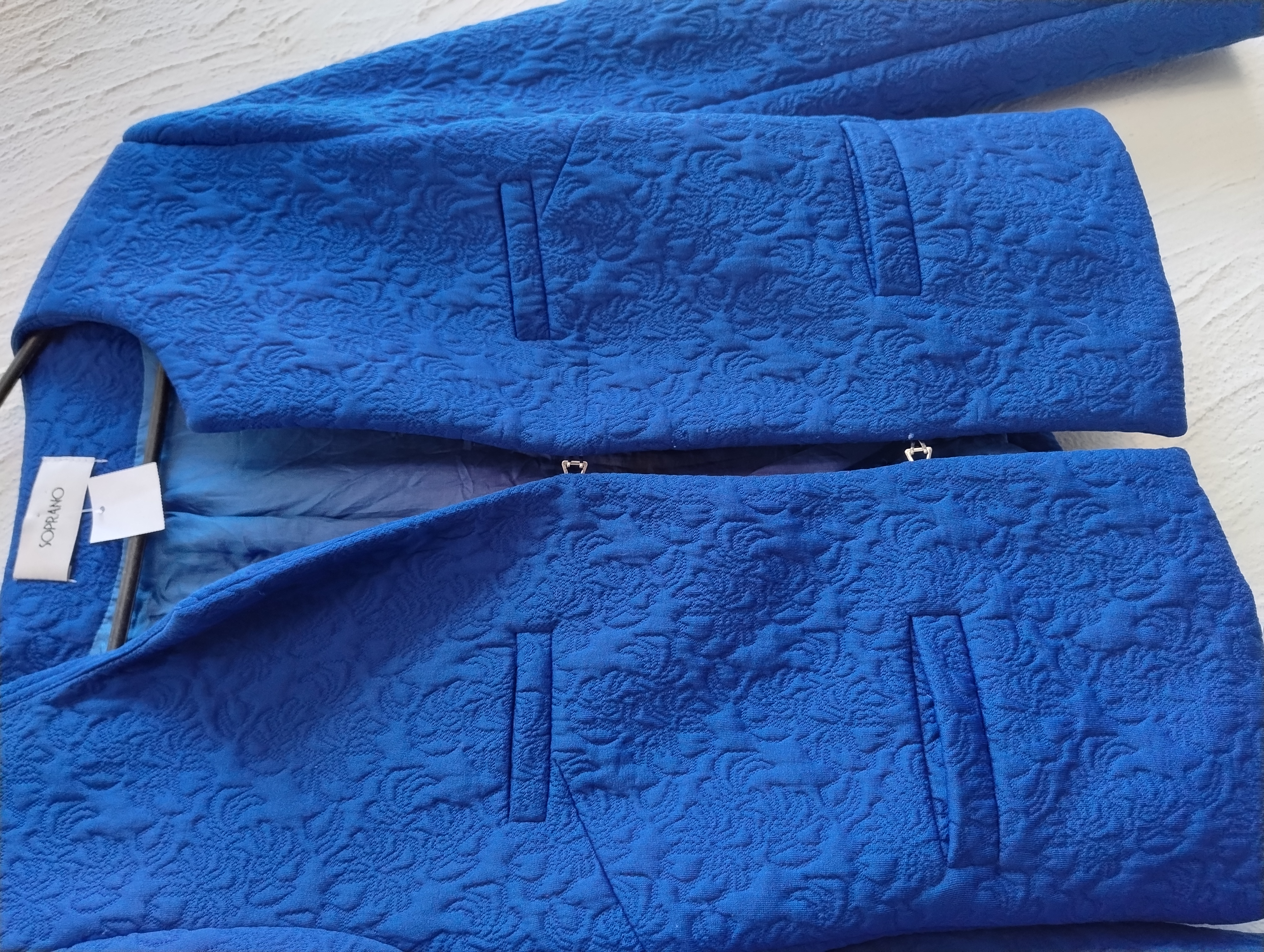 Blazer azul feminino -M