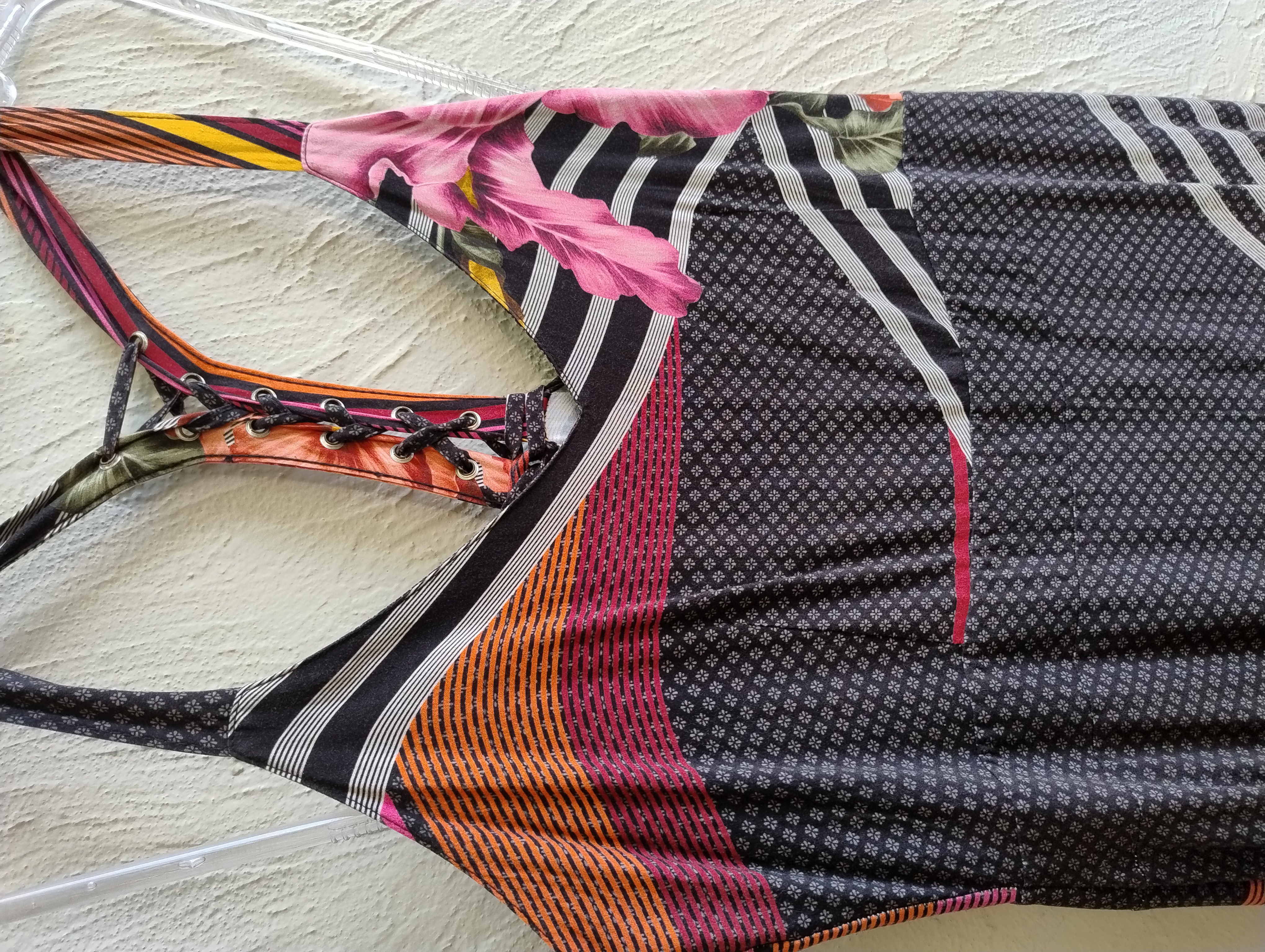 Vestido longo estampado