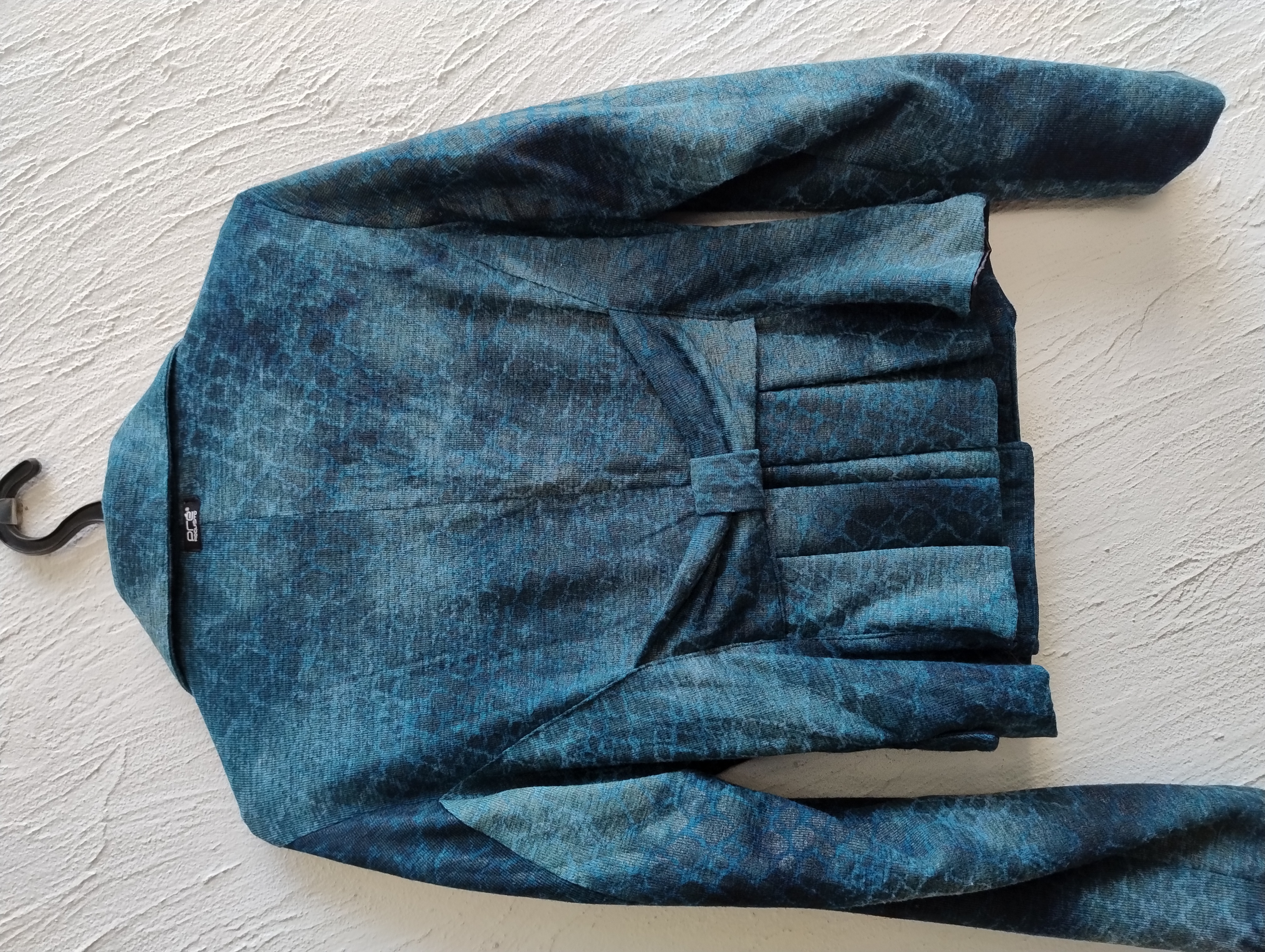 Blazer feminino azul petróleo- M