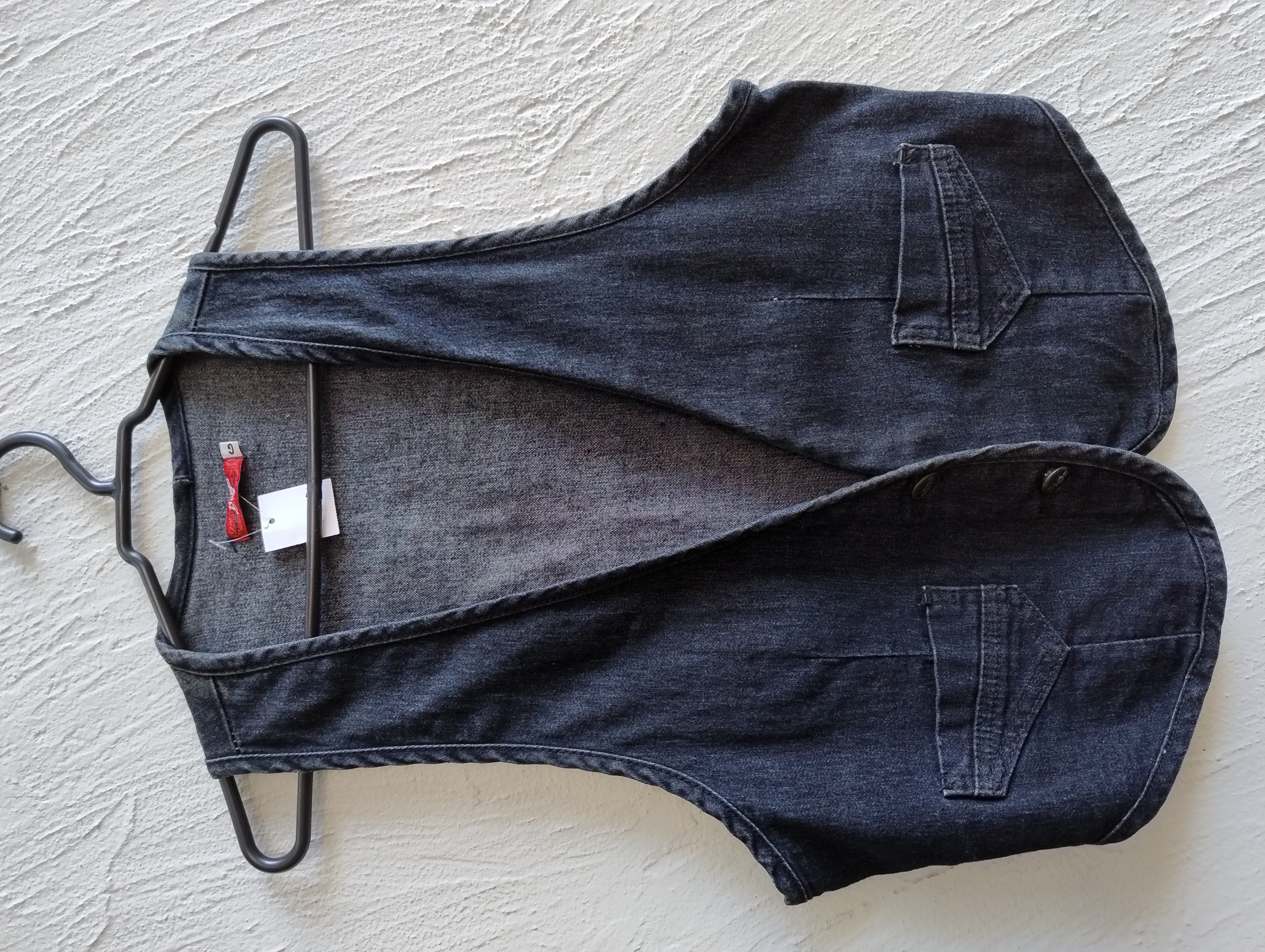 Colete Jeans Feminino -M