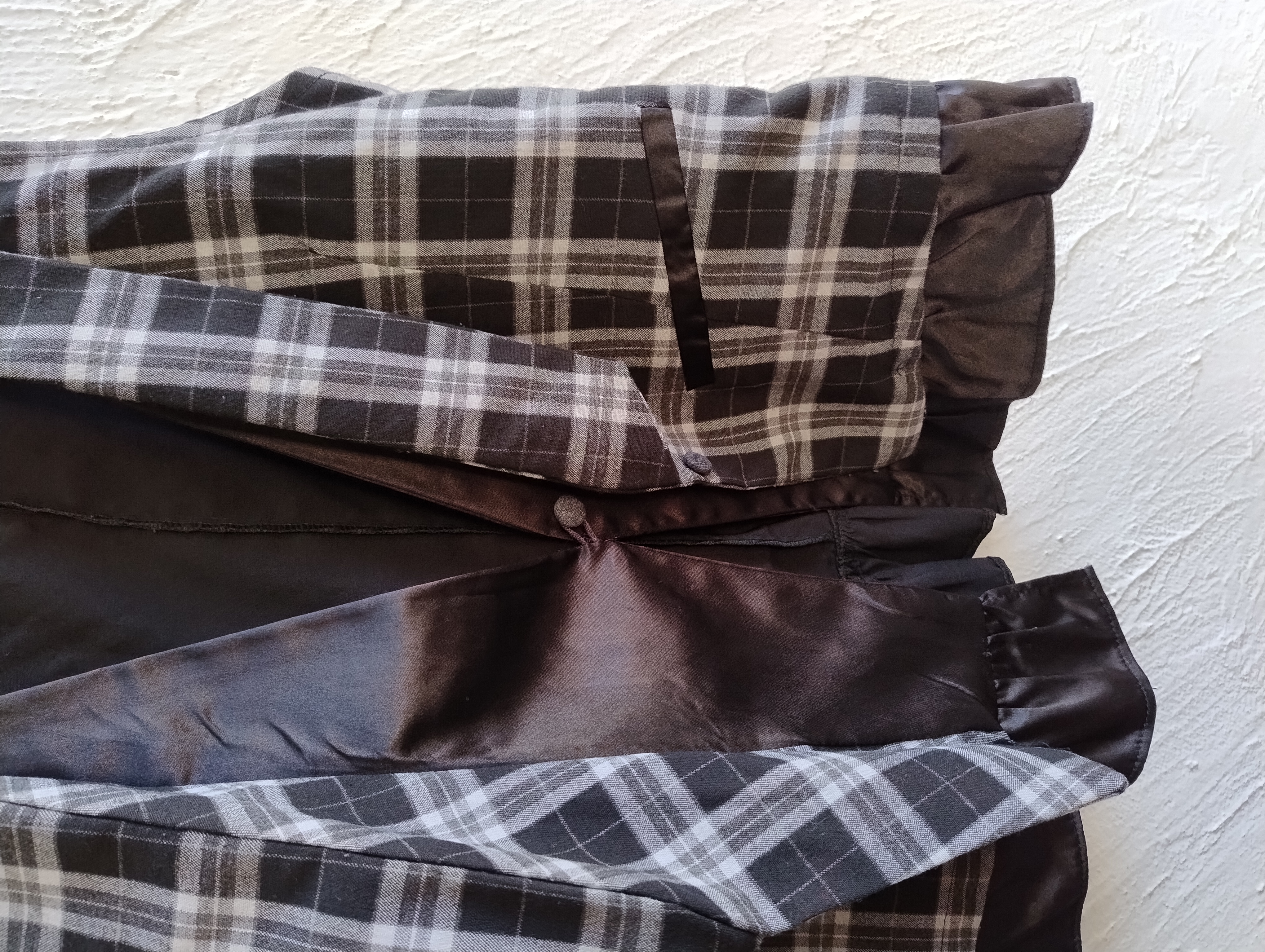 Colete xadrez feminino - P