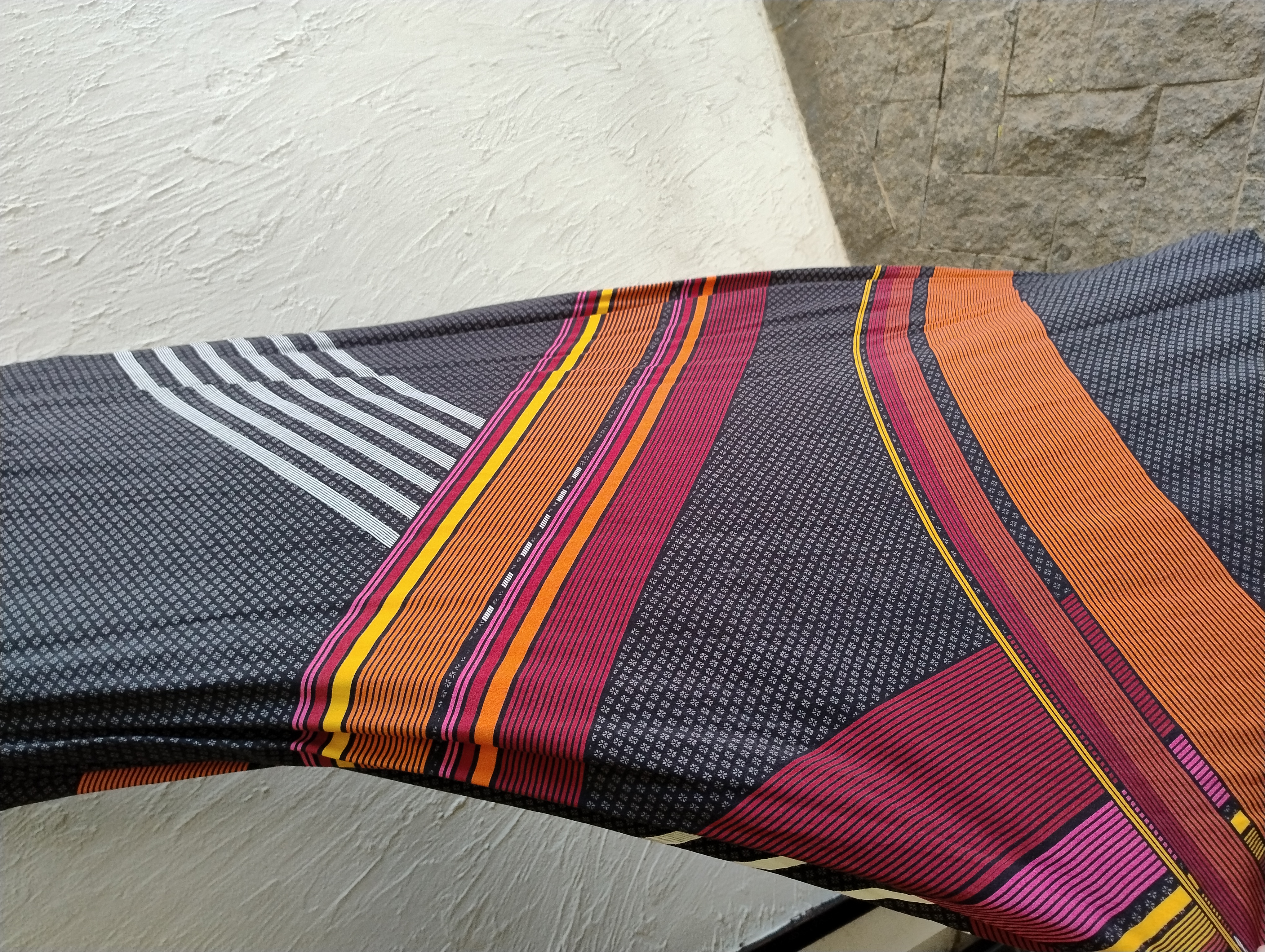 Vestido longo estampado