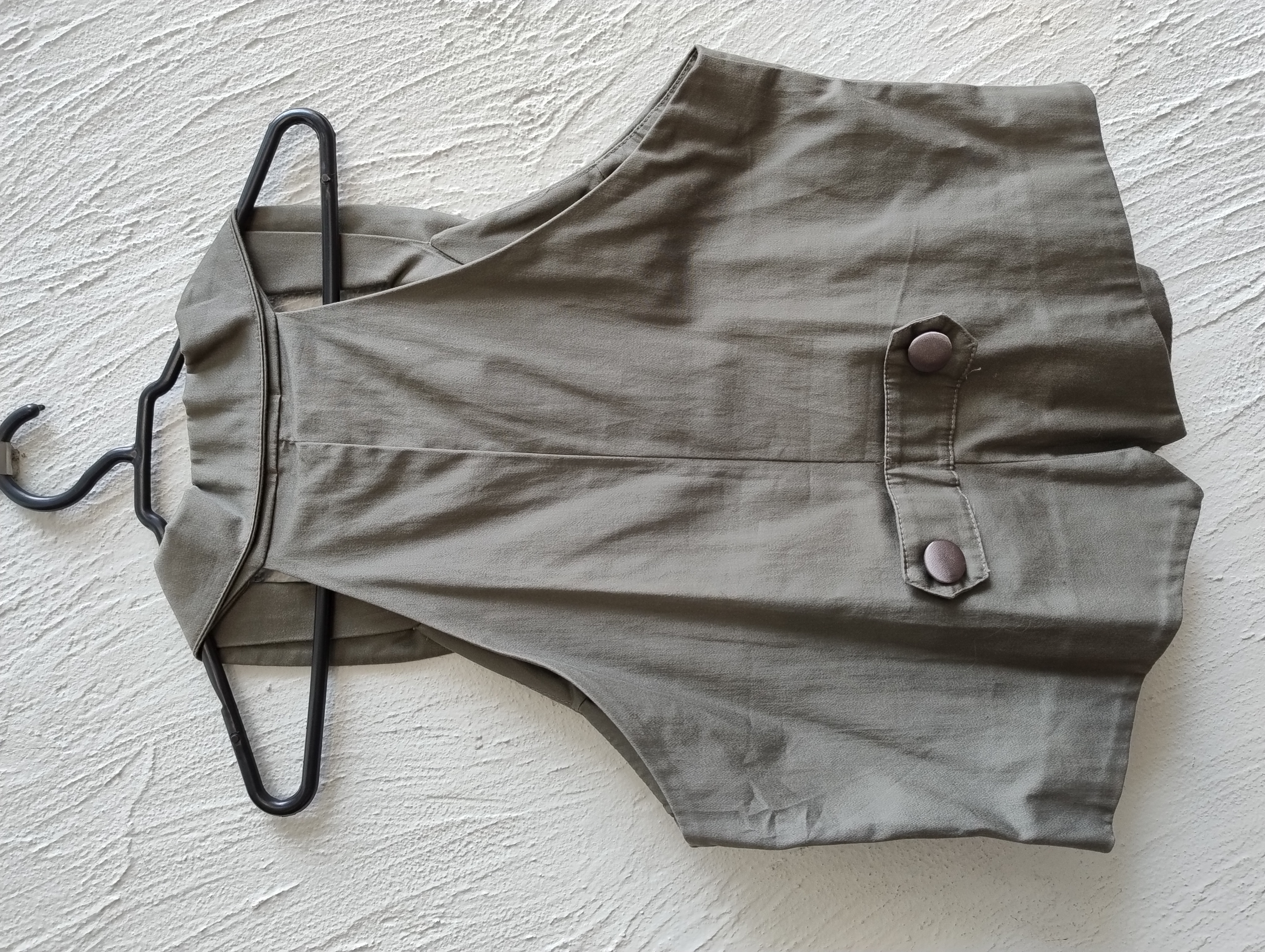 Colete feminino social verde -G