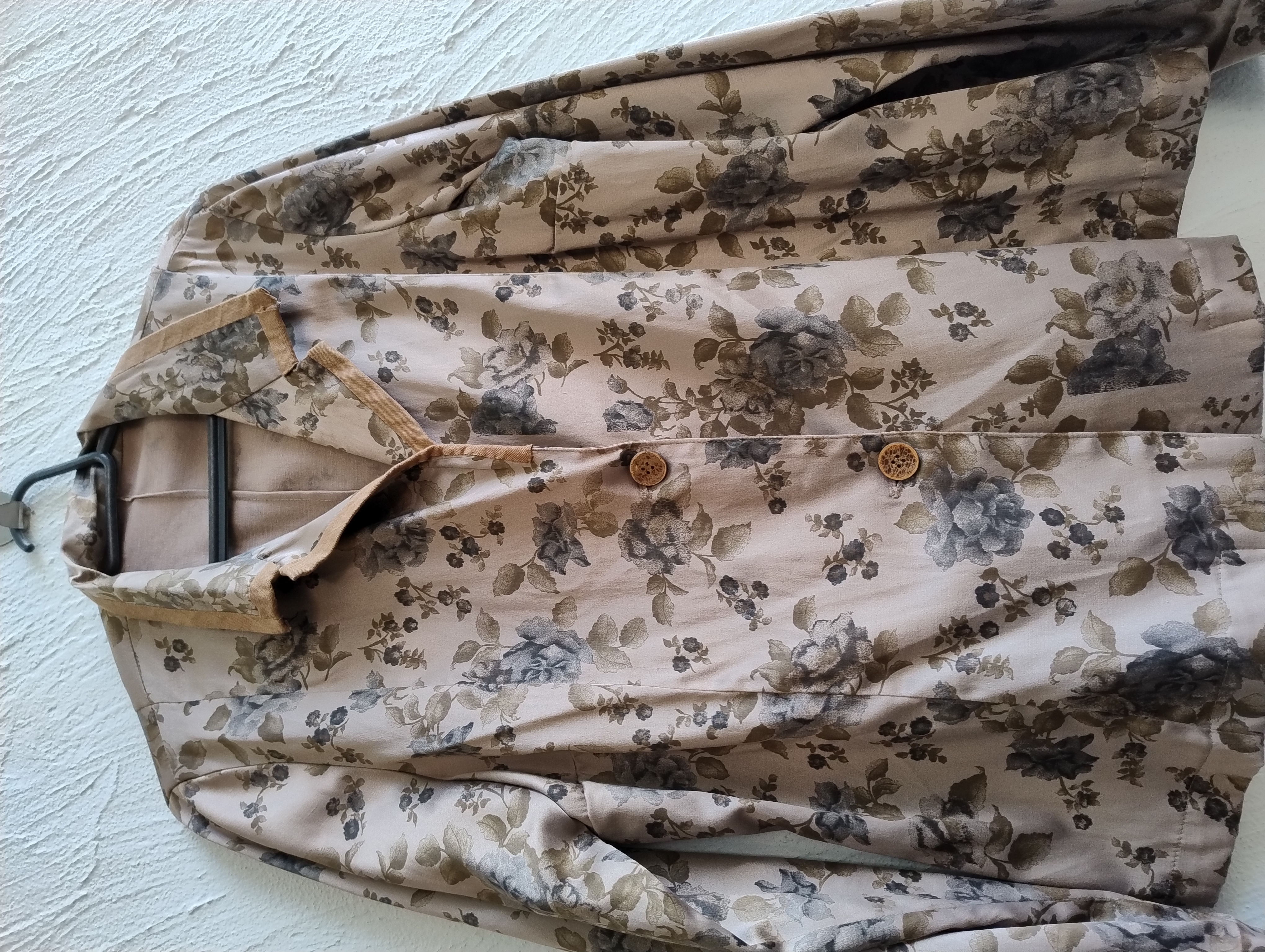 Blazer floral bege- M