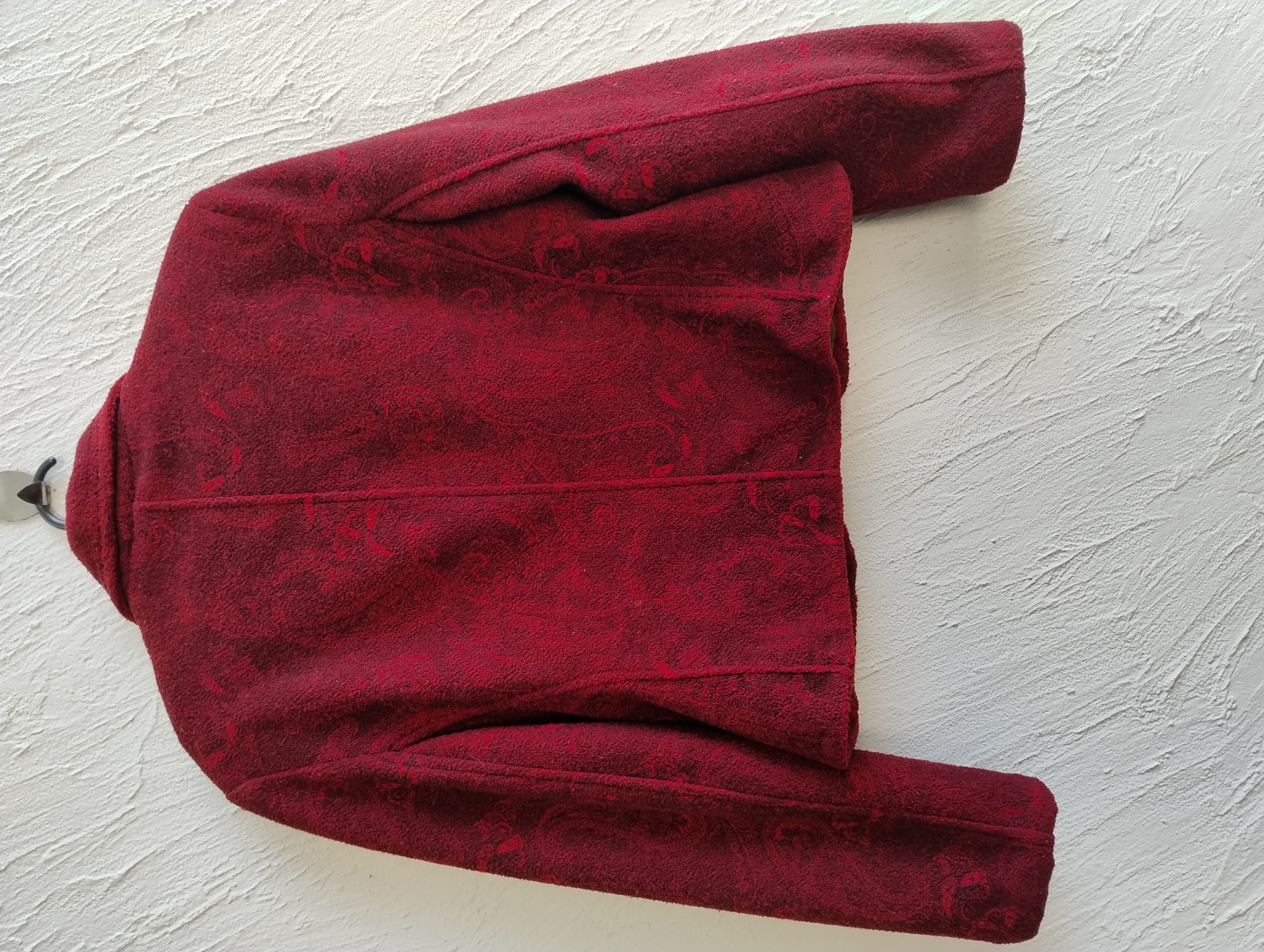 Blazer feminino vermelho -M