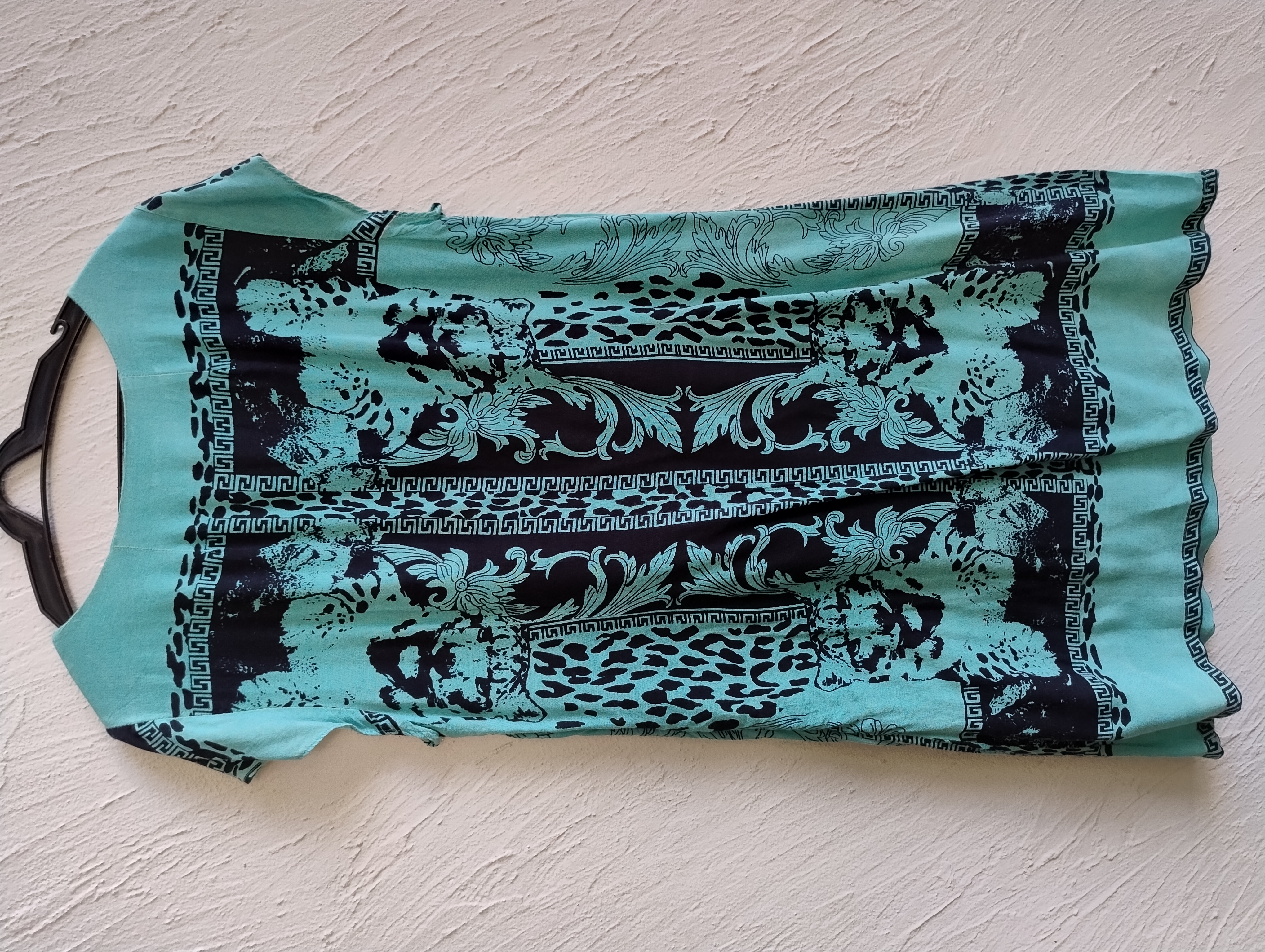 Vestido estampado azul