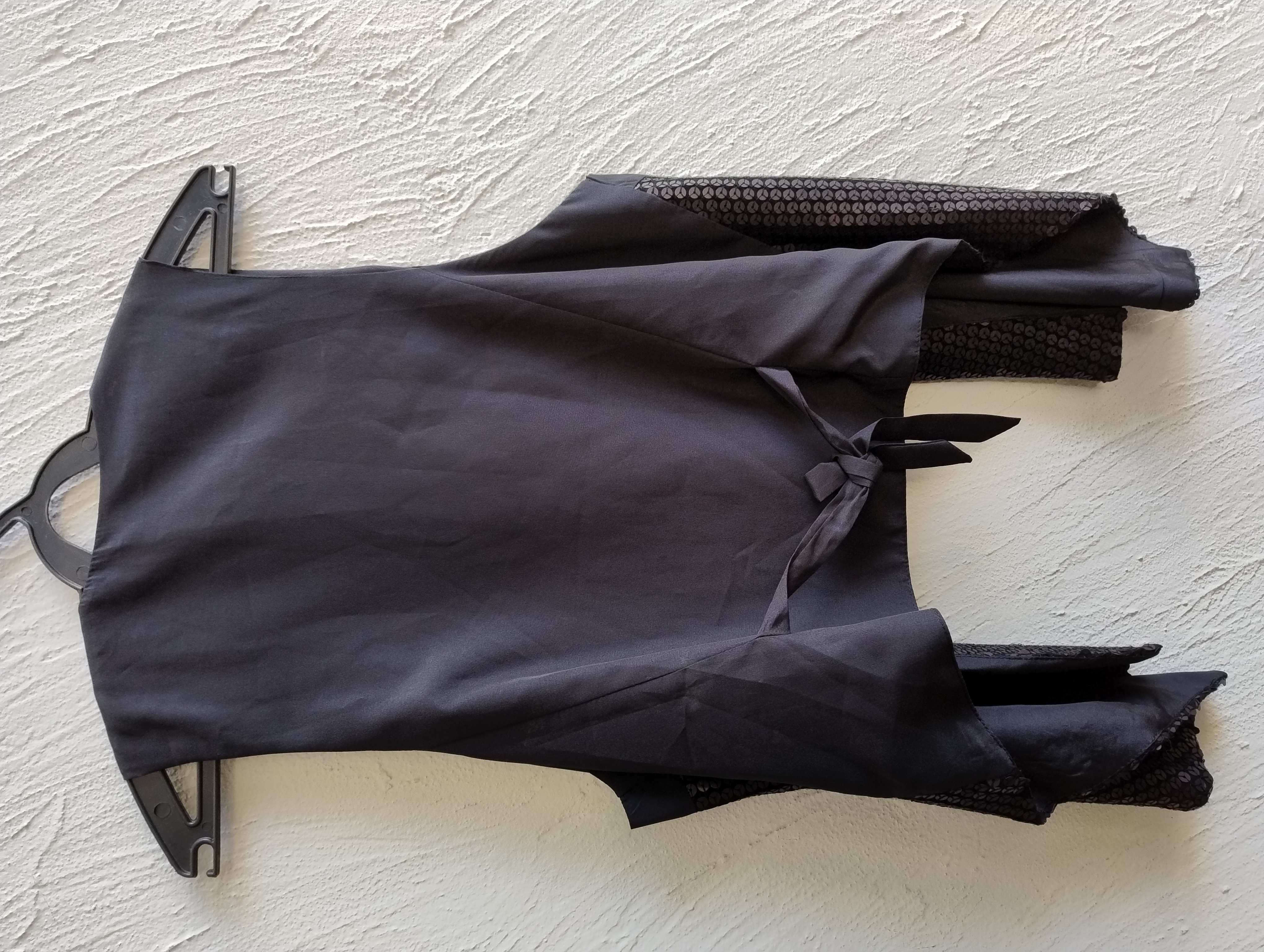 Colete preto com paetês - M