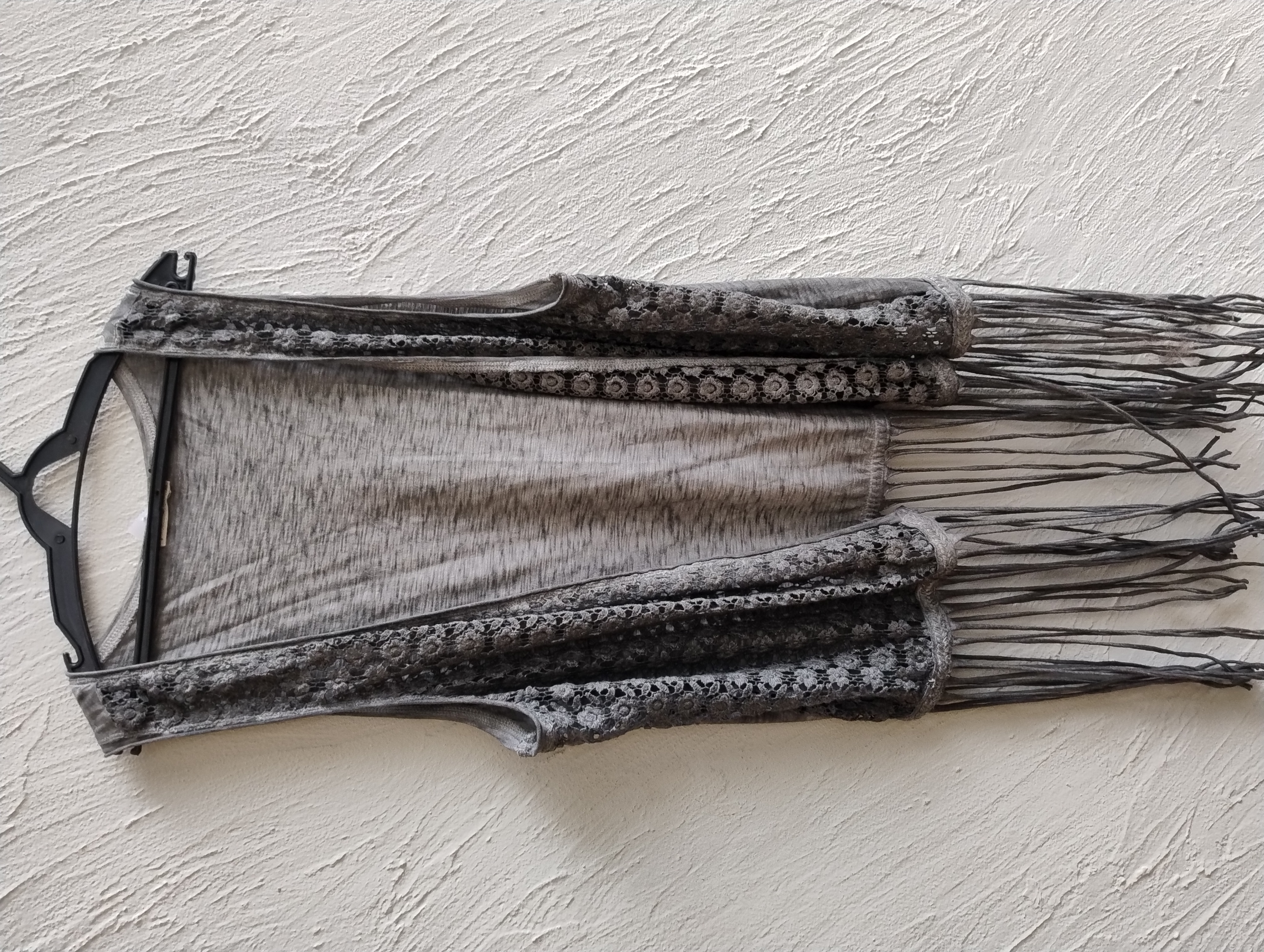 Colete com franjas feminino - M