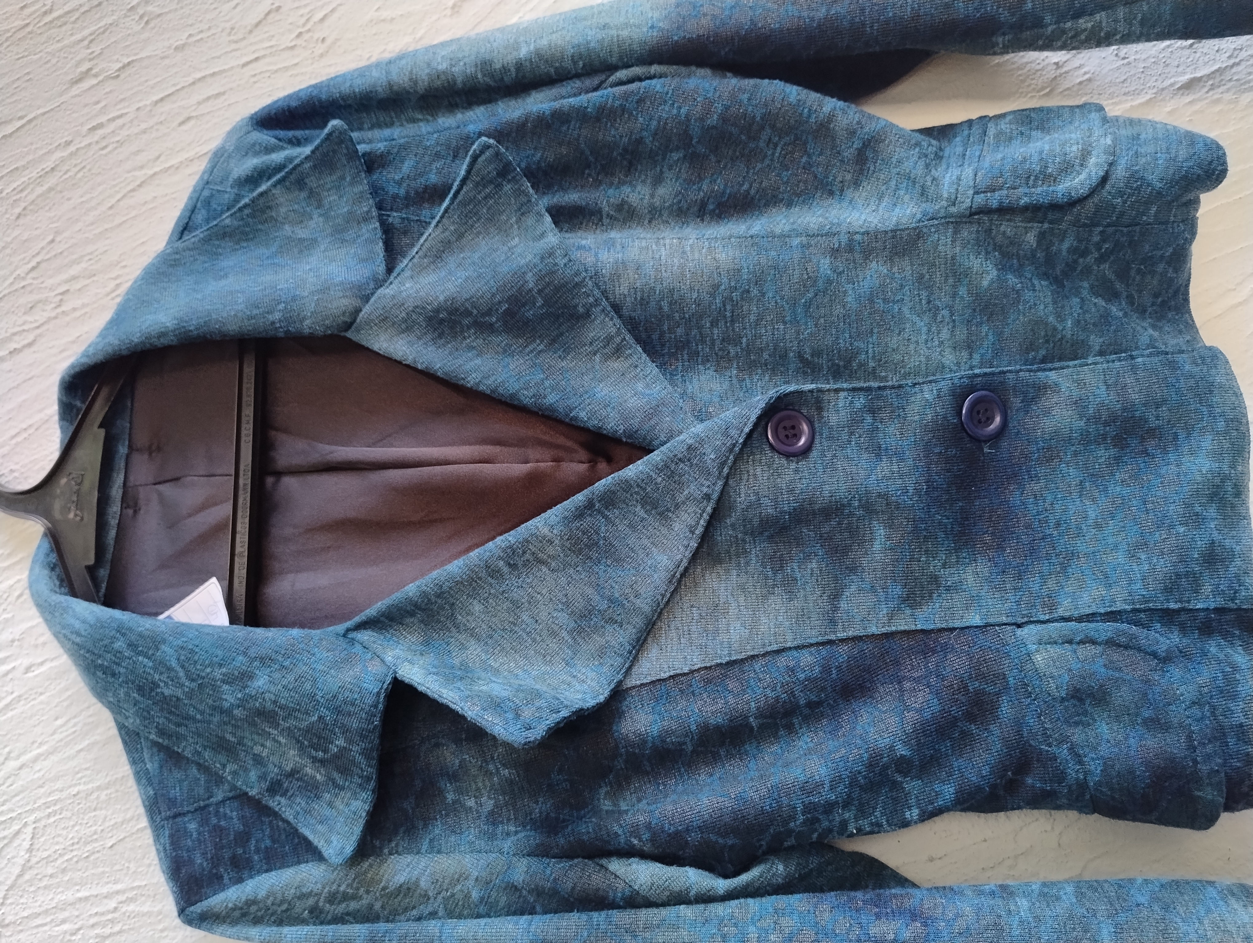 Blazer feminino azul petróleo- M