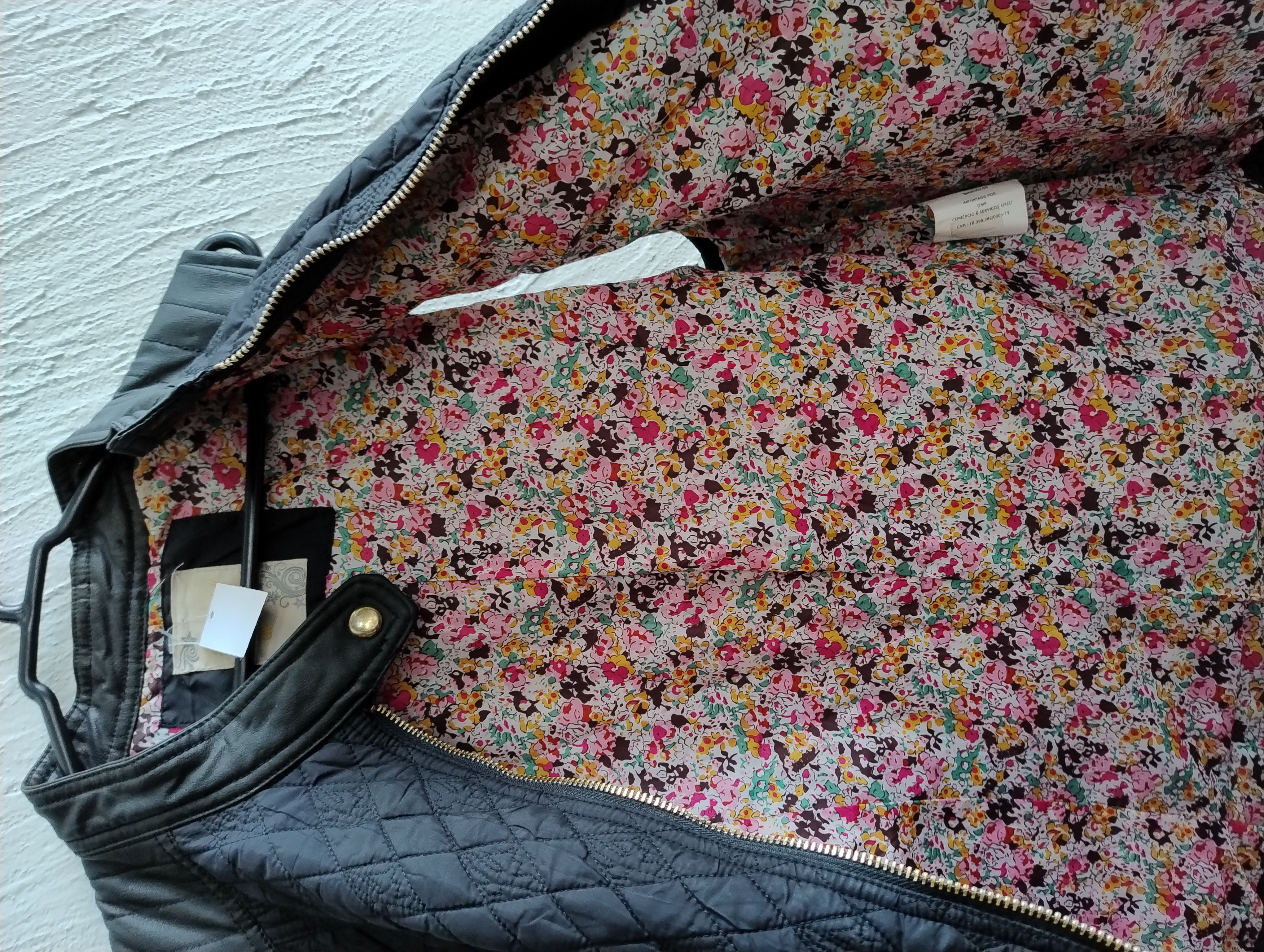 Colete acolchoado feminino -G