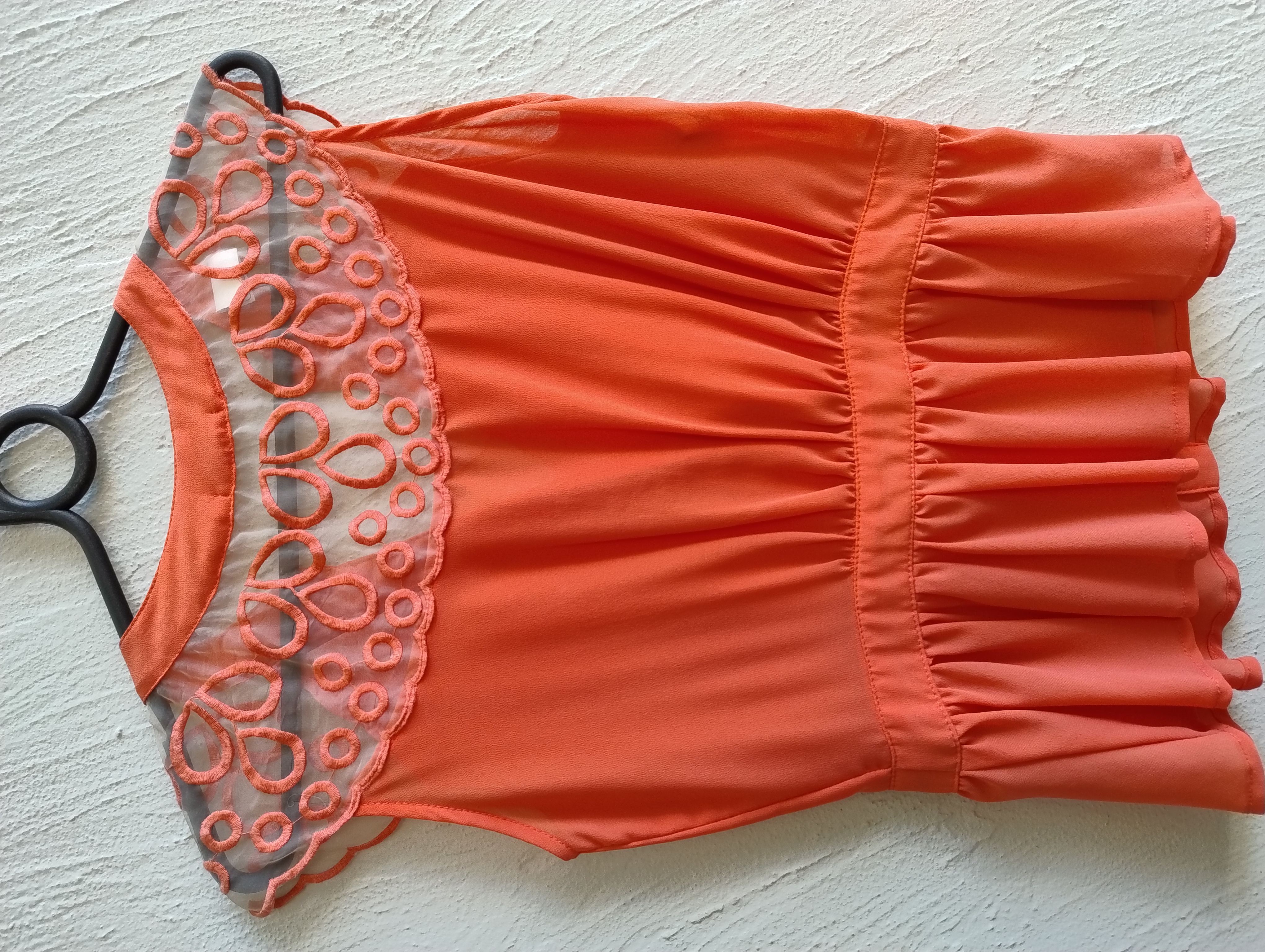 Blusa feminina laranja, P