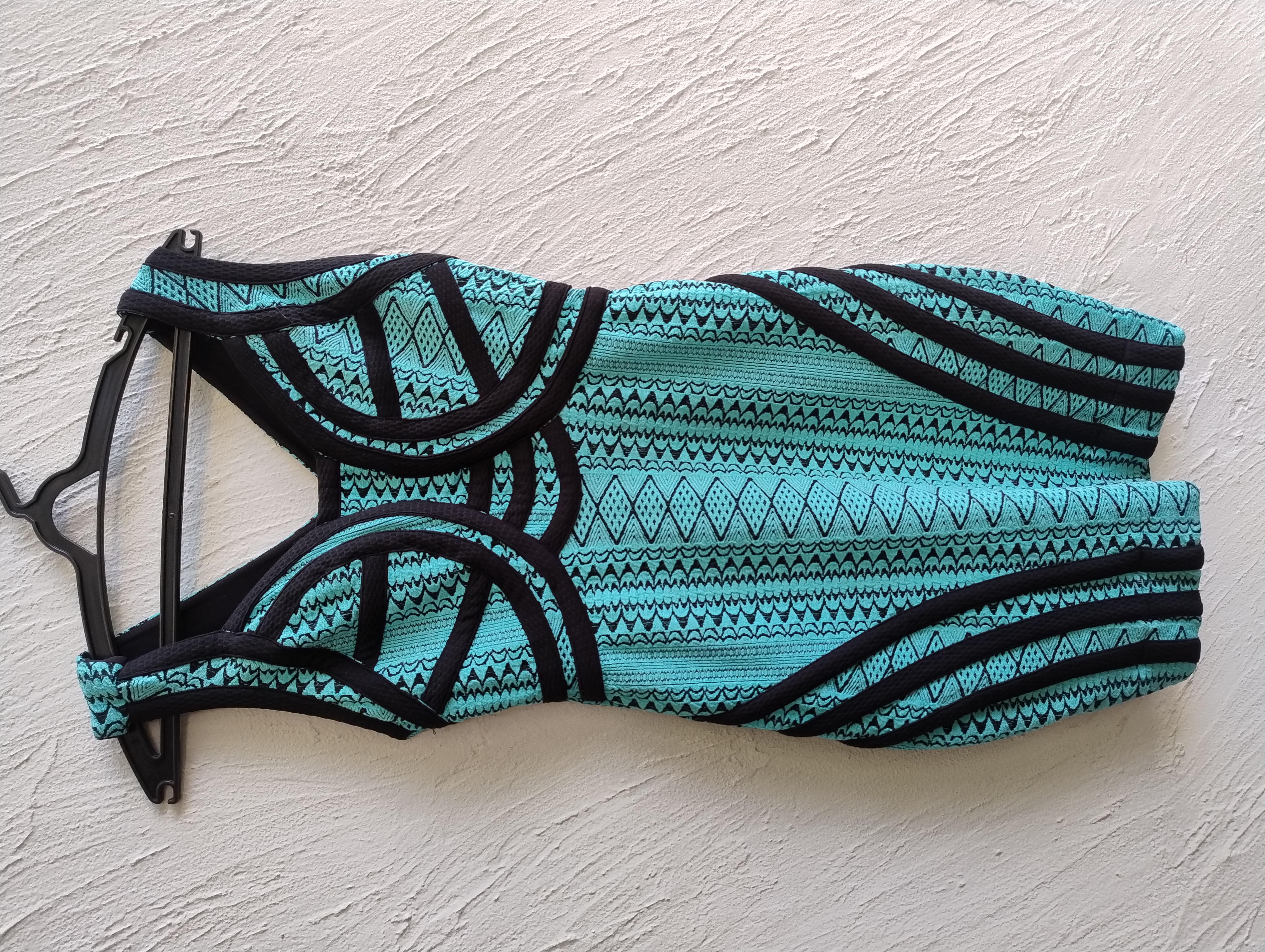 Vestido estampado azul