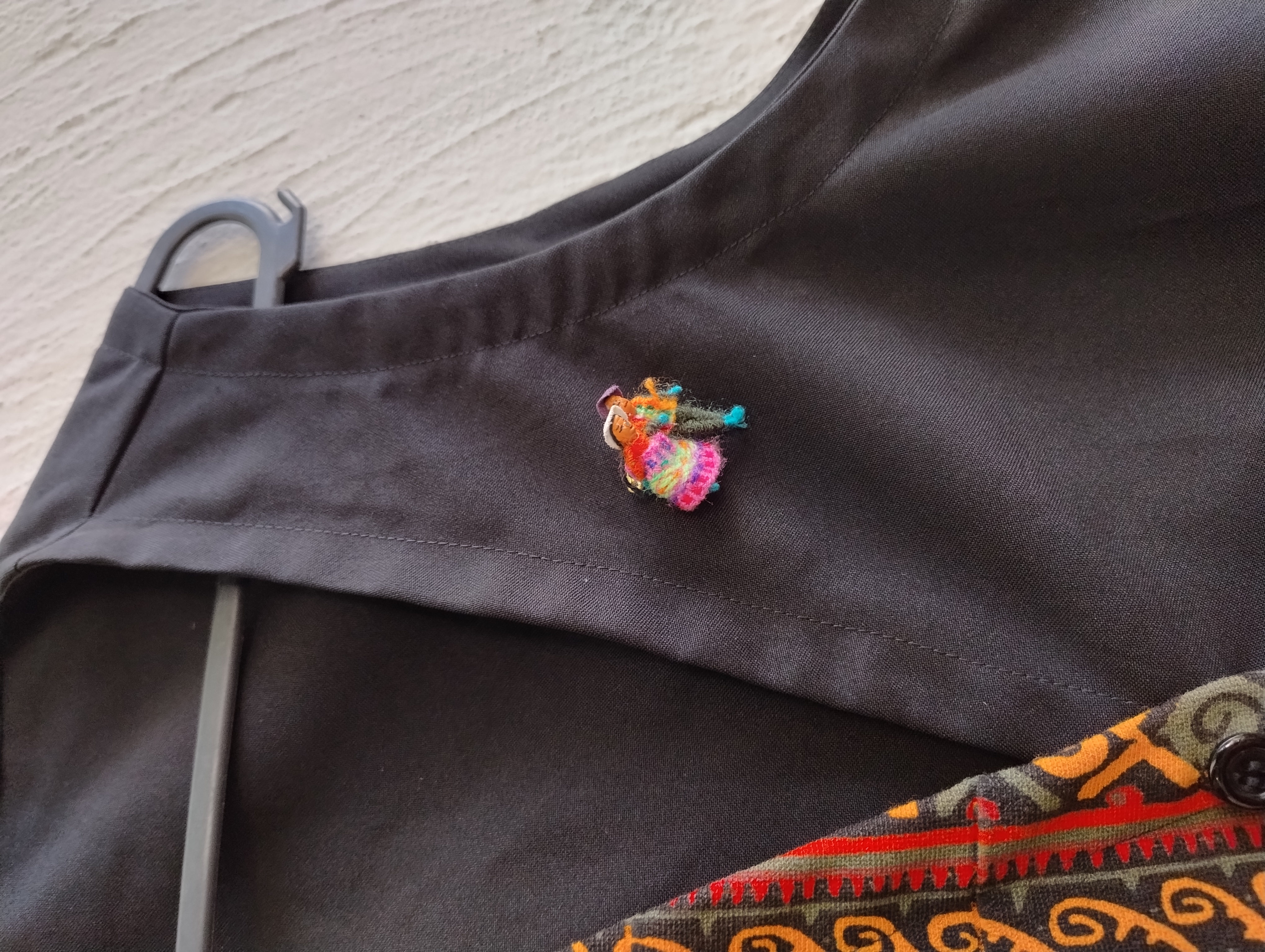 Colete estampada africana - M