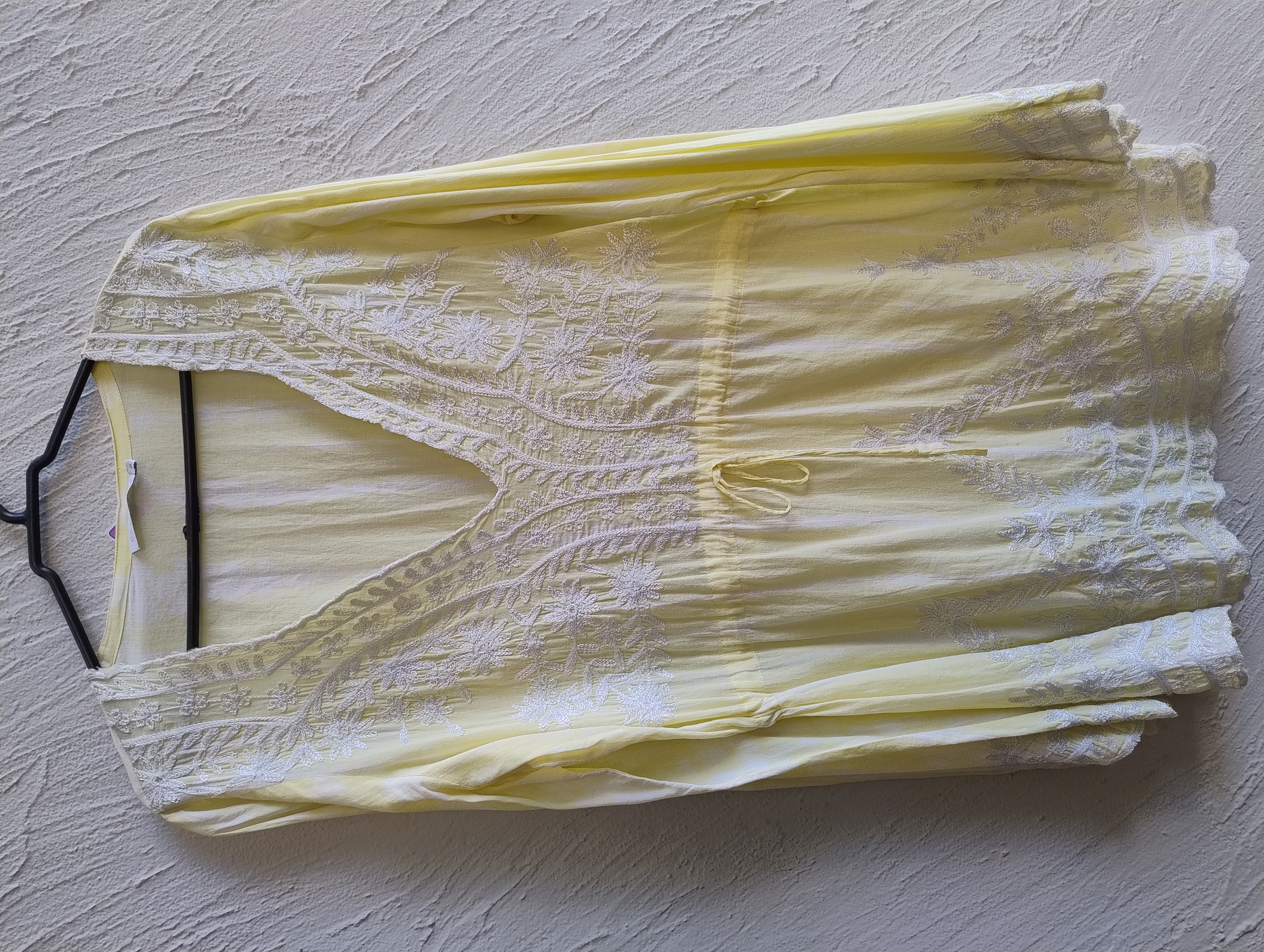 Bata amarela rendado G