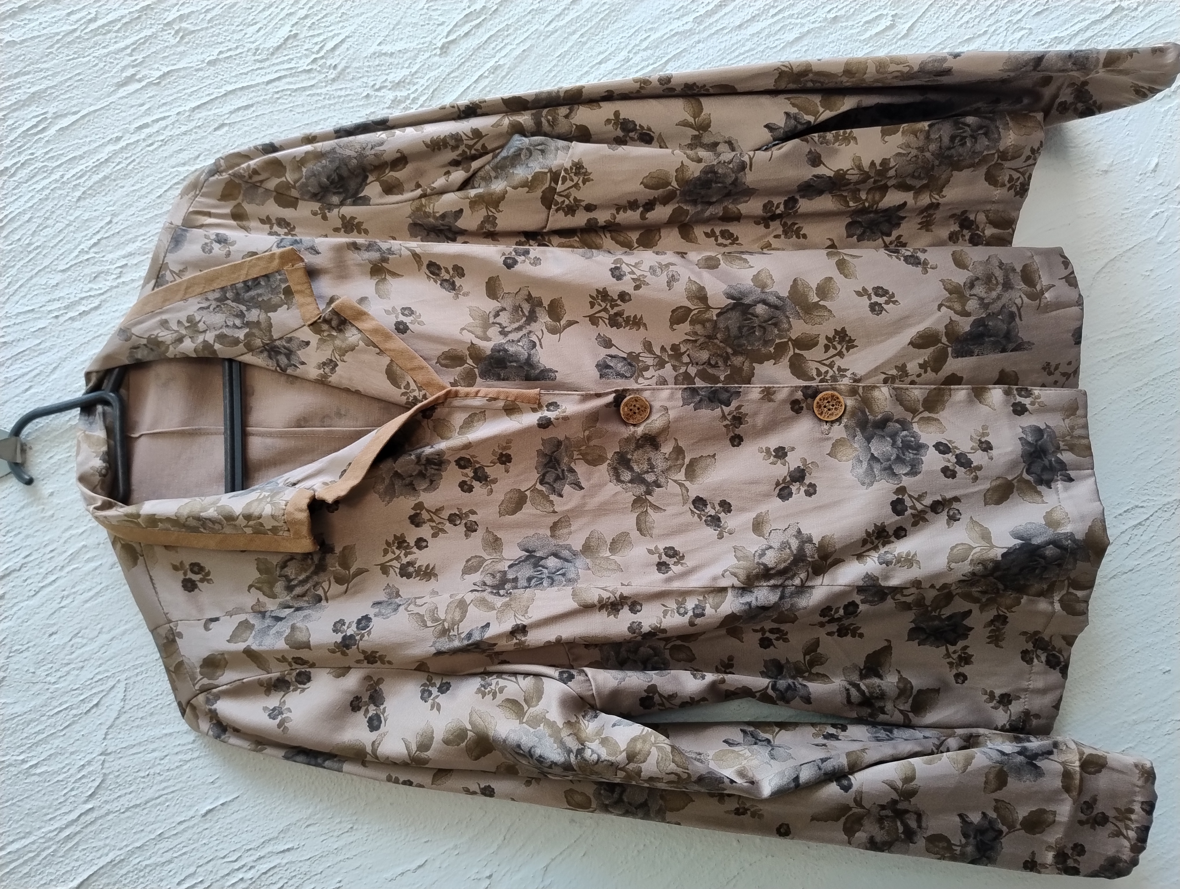 Blazer floral bege- M