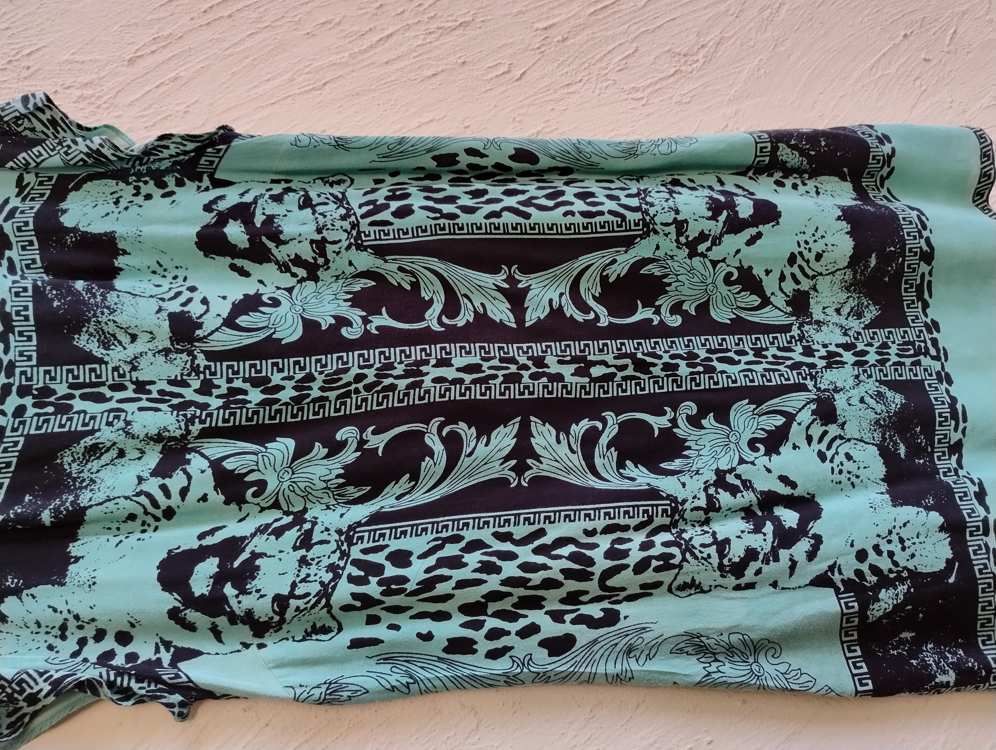 Vestido estampado azul