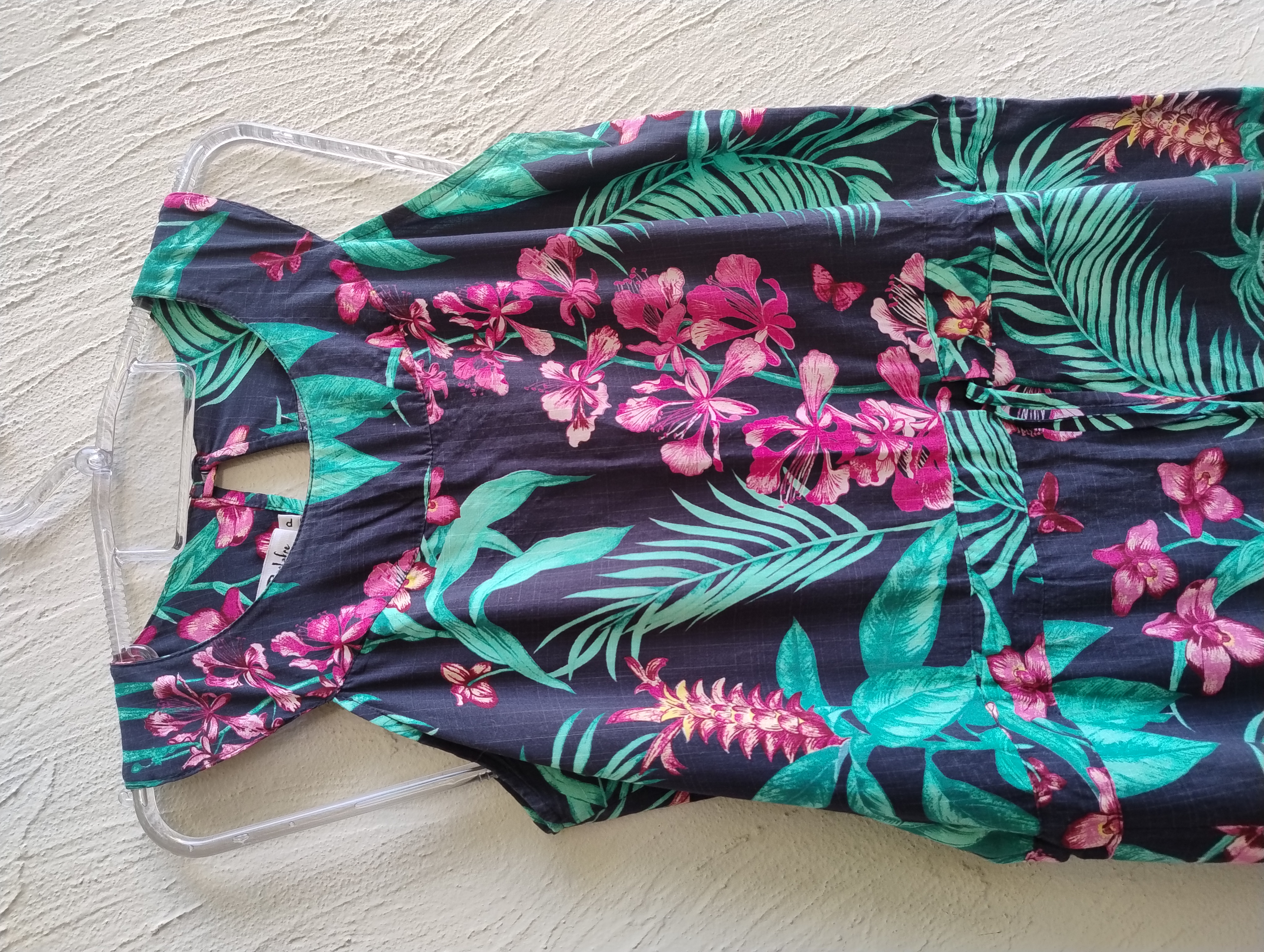 Vestido floral feminino