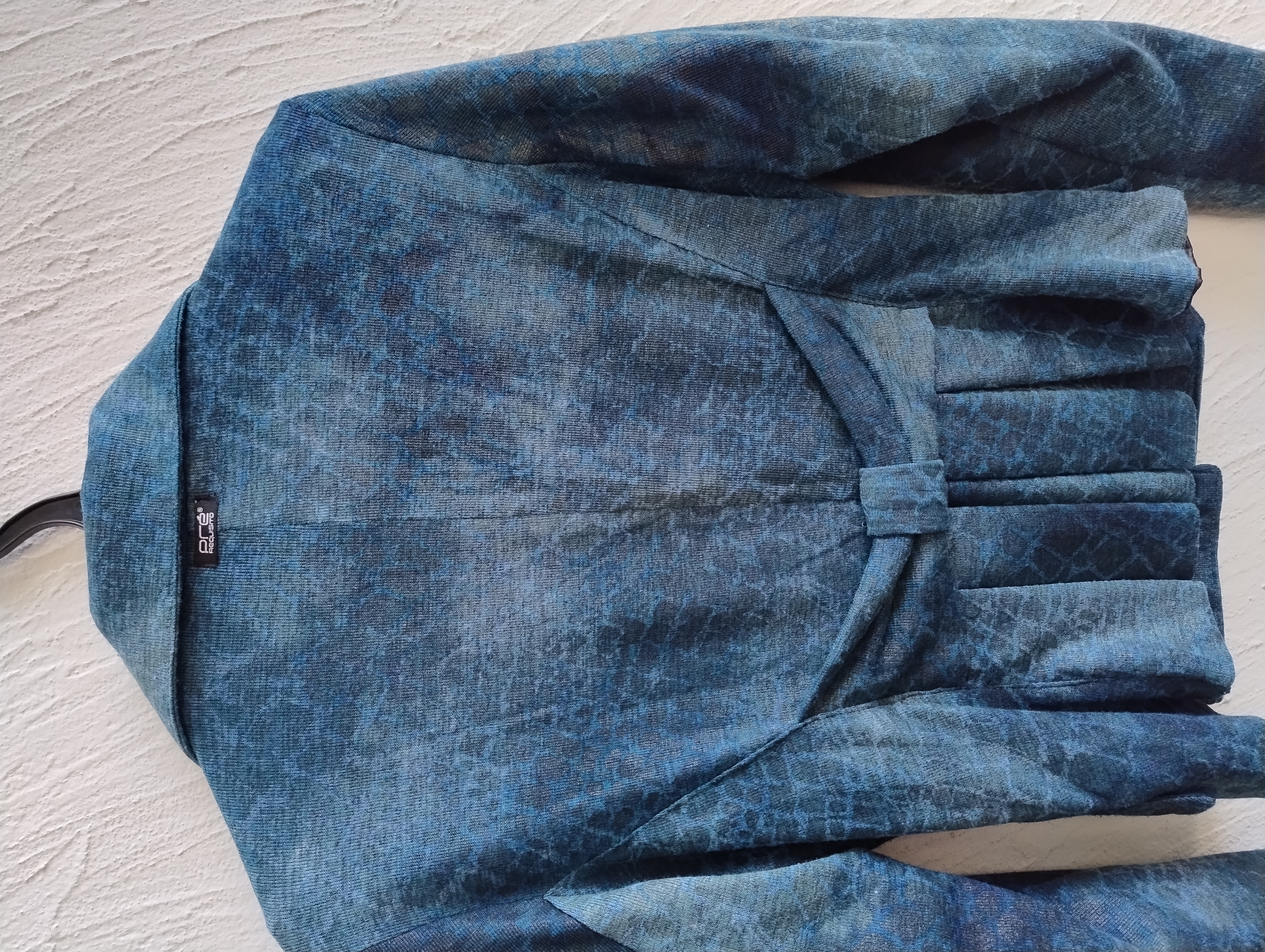 Blazer feminino azul petróleo- M