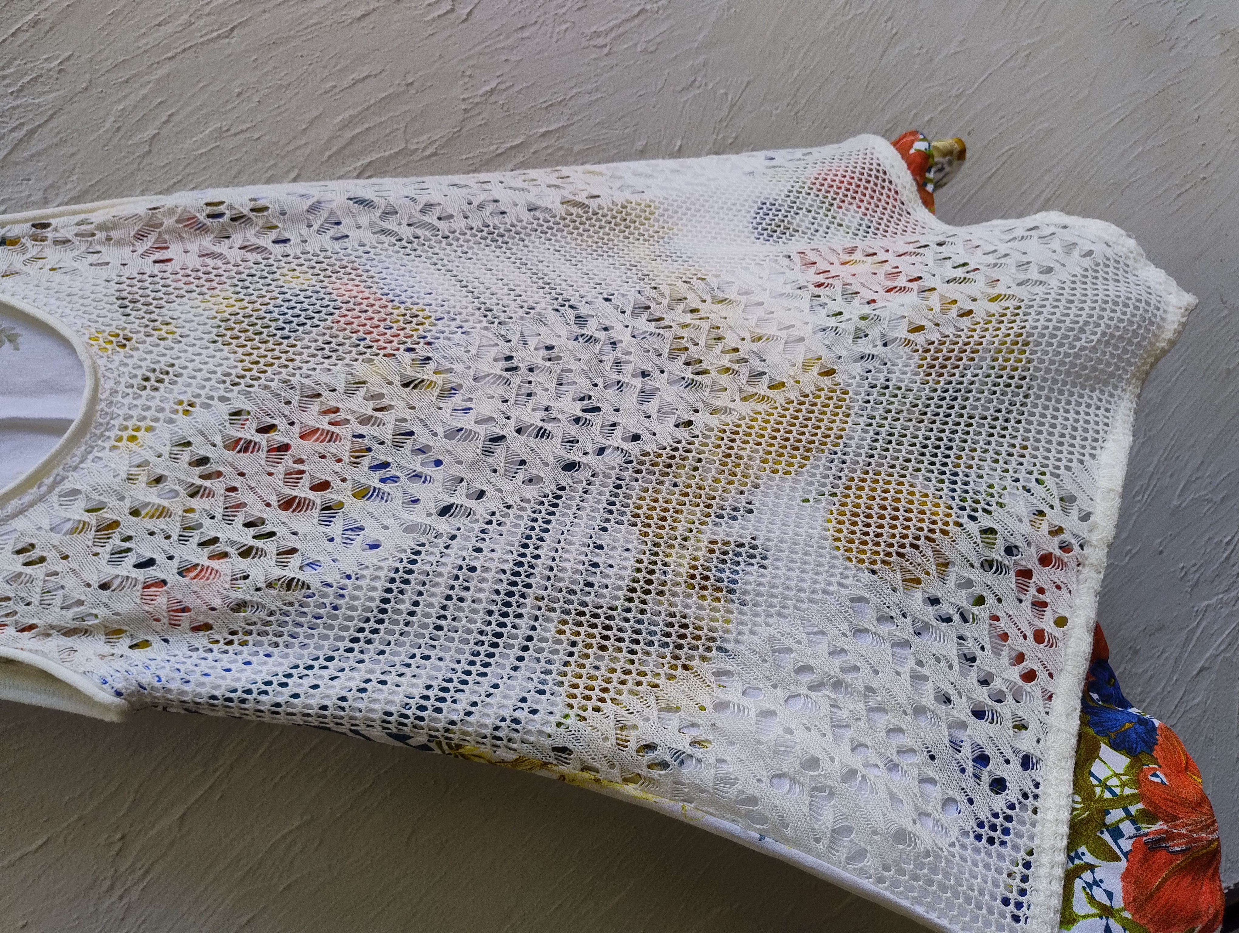 Vestido de renda branco