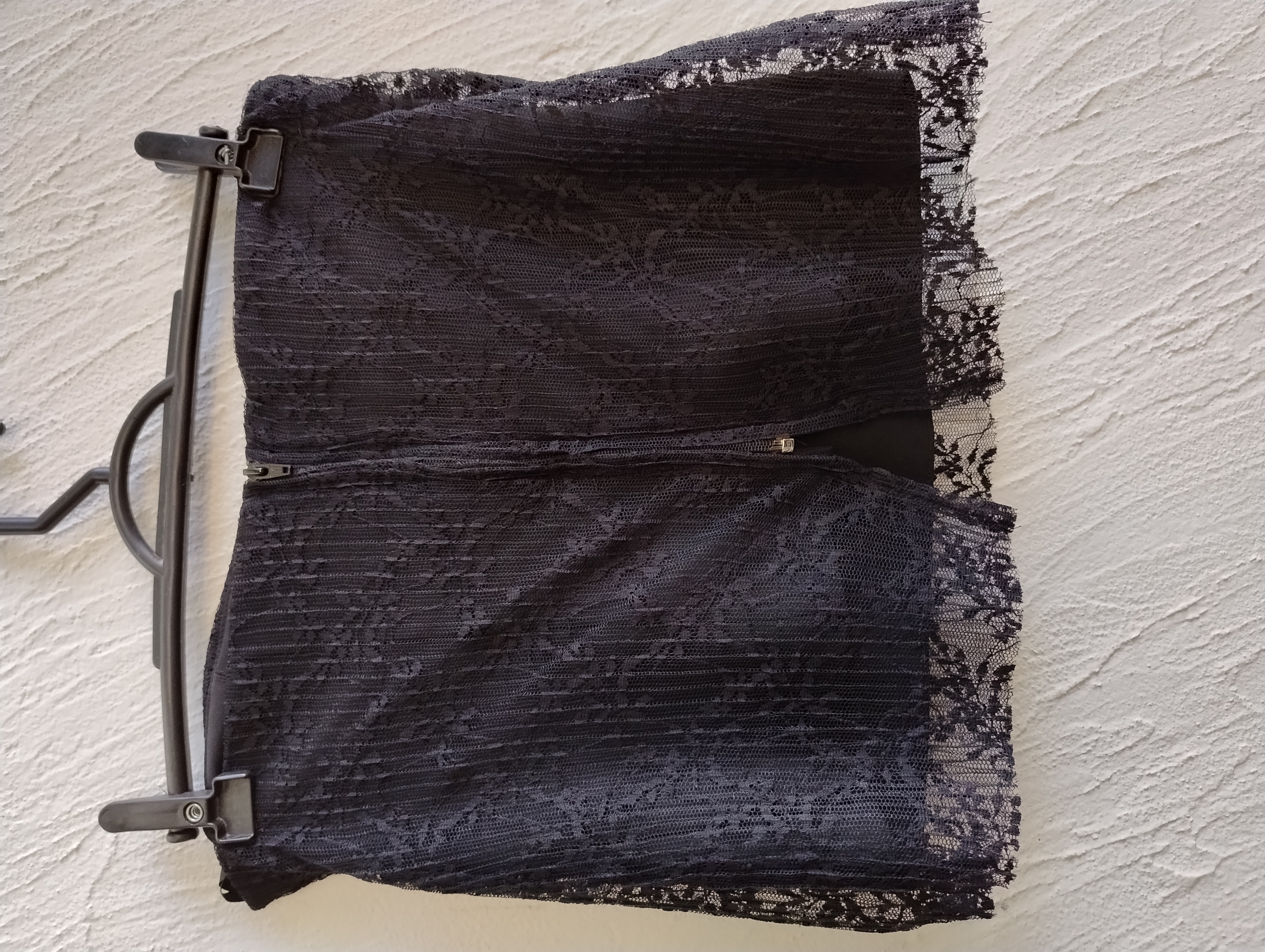 Blusa toma que caia preta de renda P