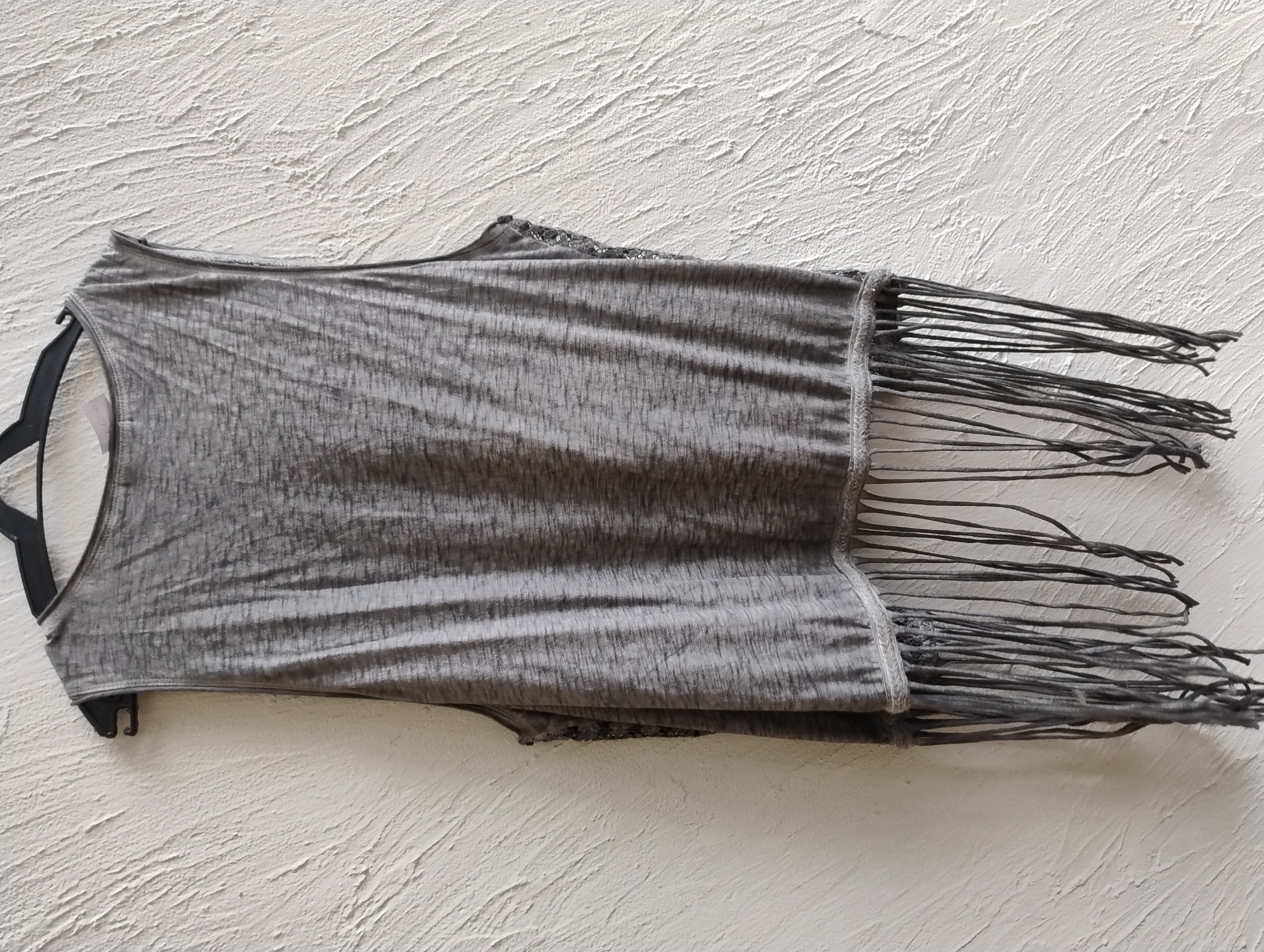 Colete com franjas feminino - M