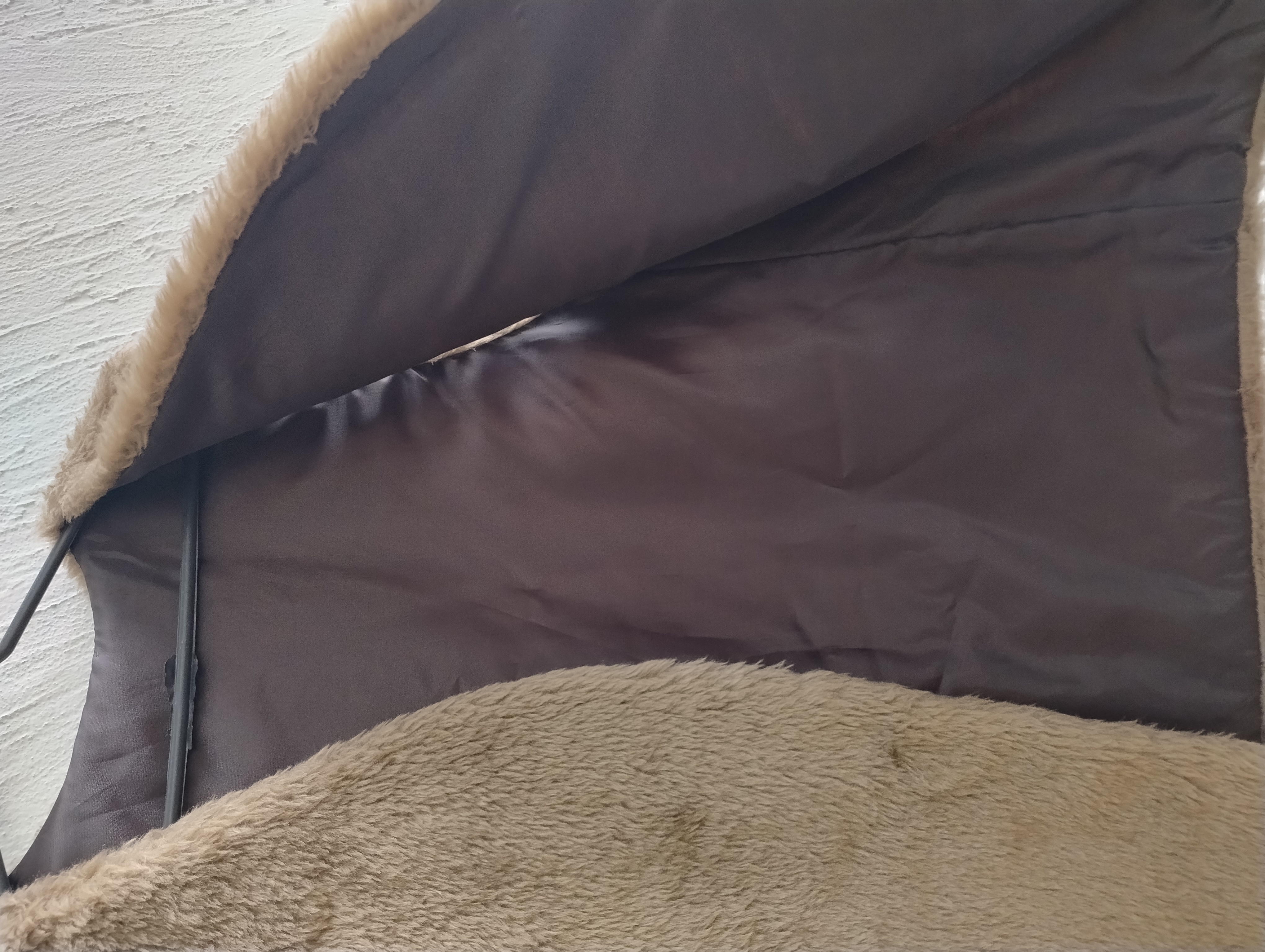 Colete de pelo sintético -G 