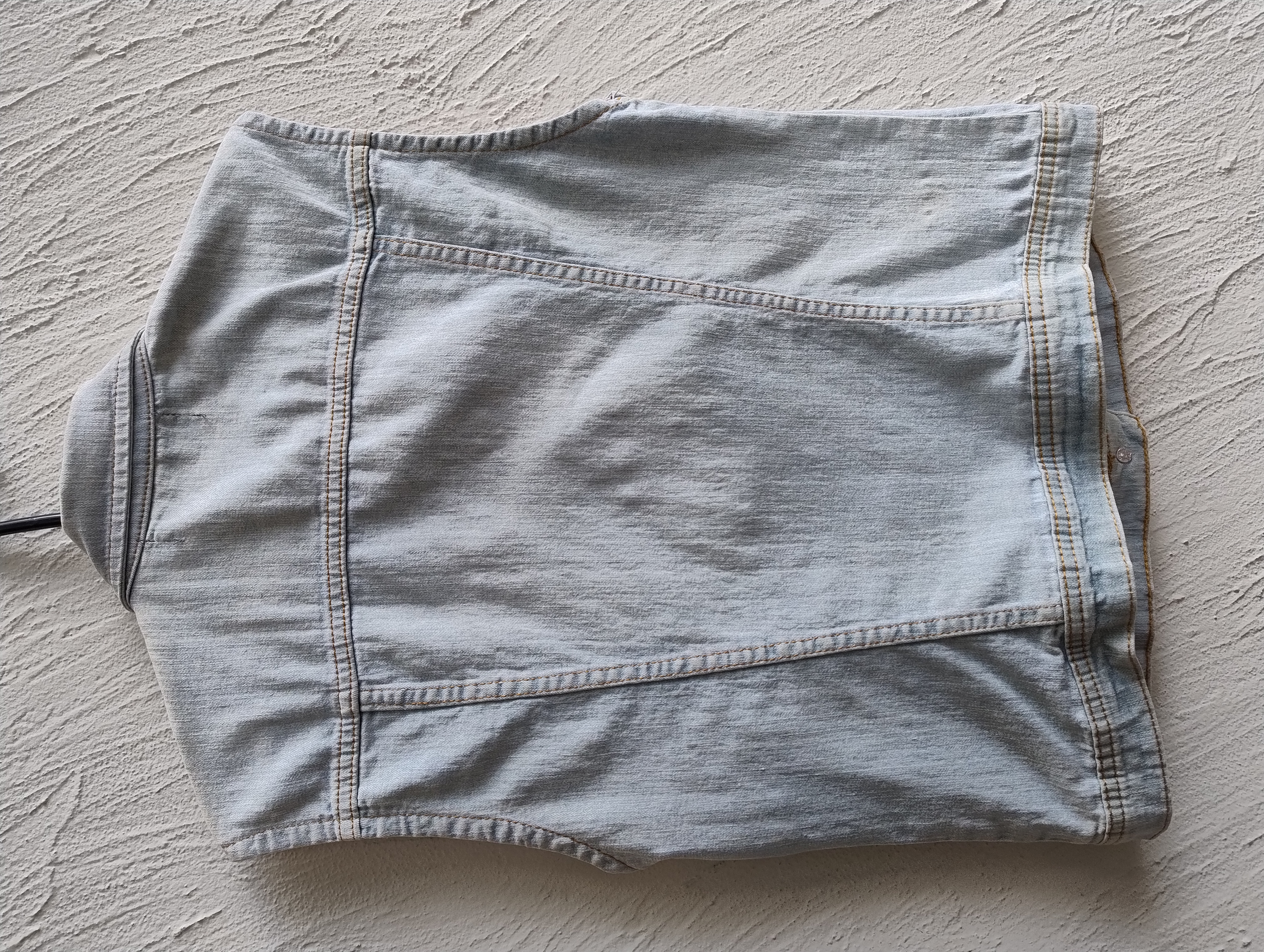 Colete jeans feminino -42 (M)