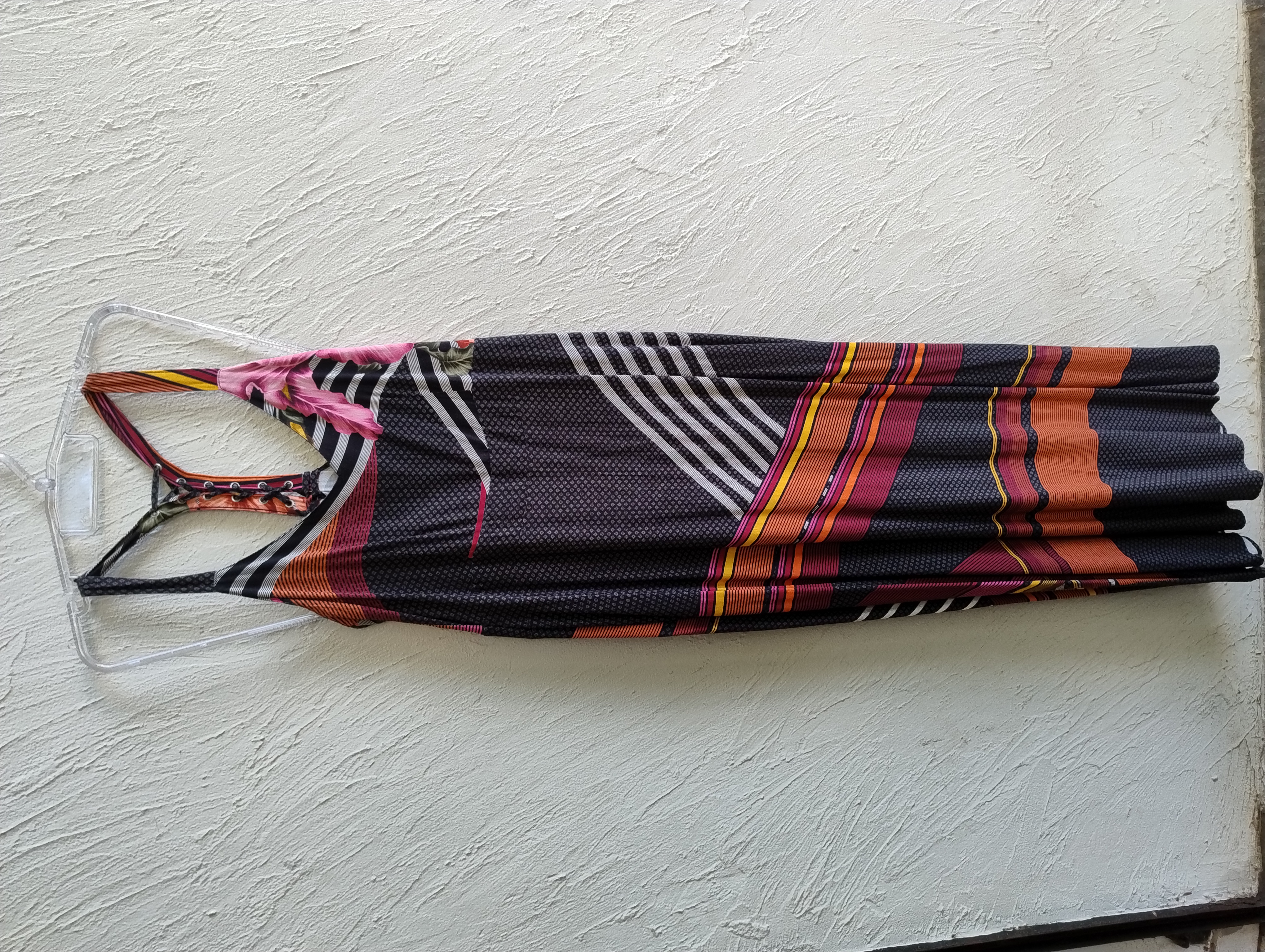 Vestido longo estampado