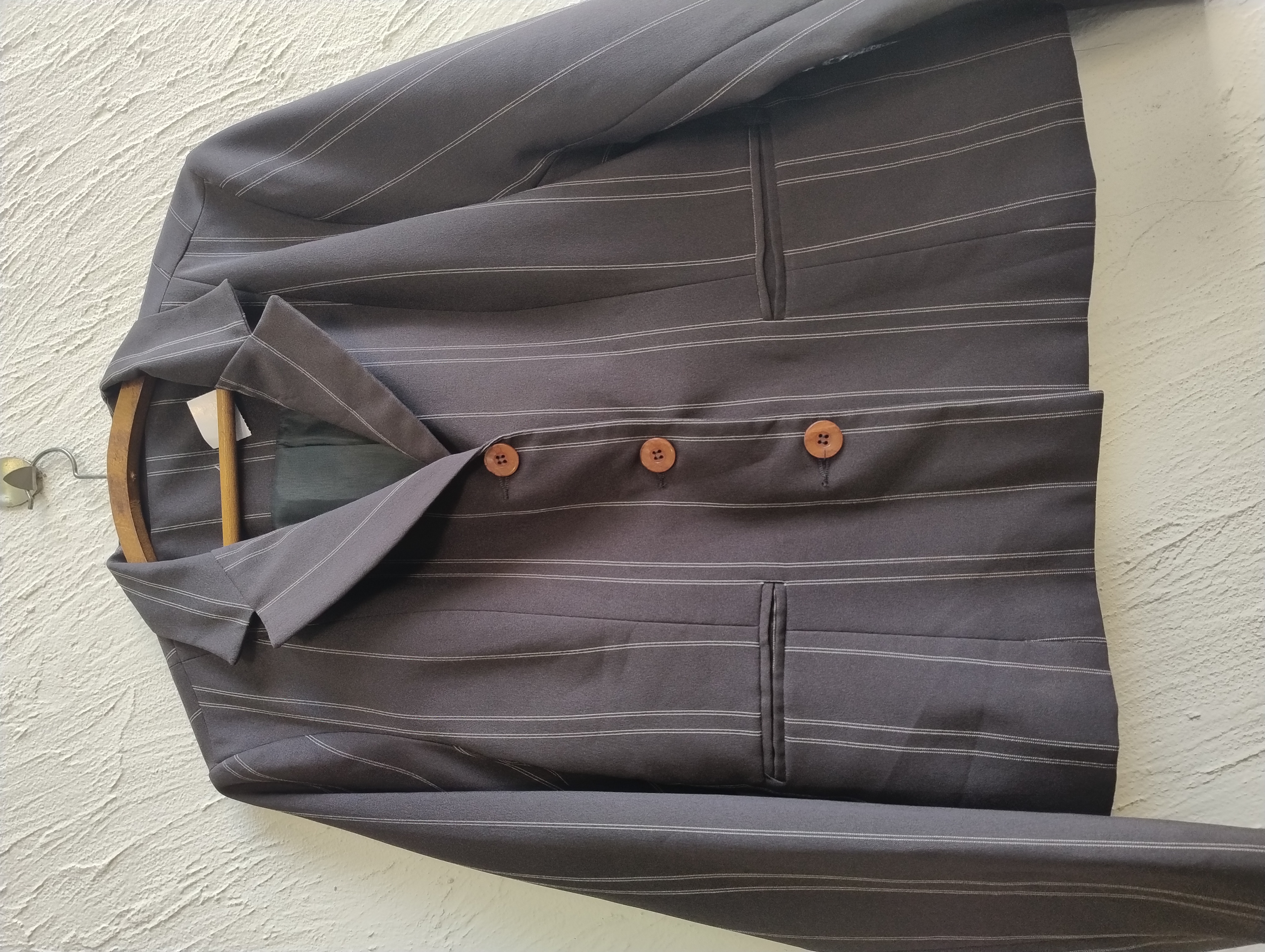 Blazer feminino risca de giz -M