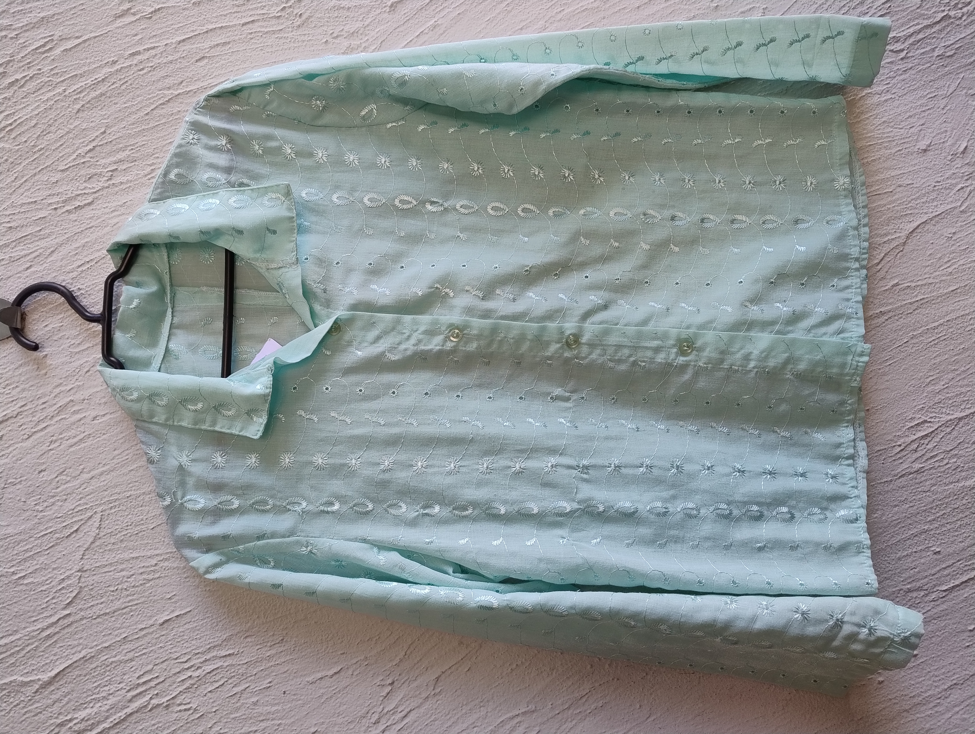 Camisa feminina verde claro G