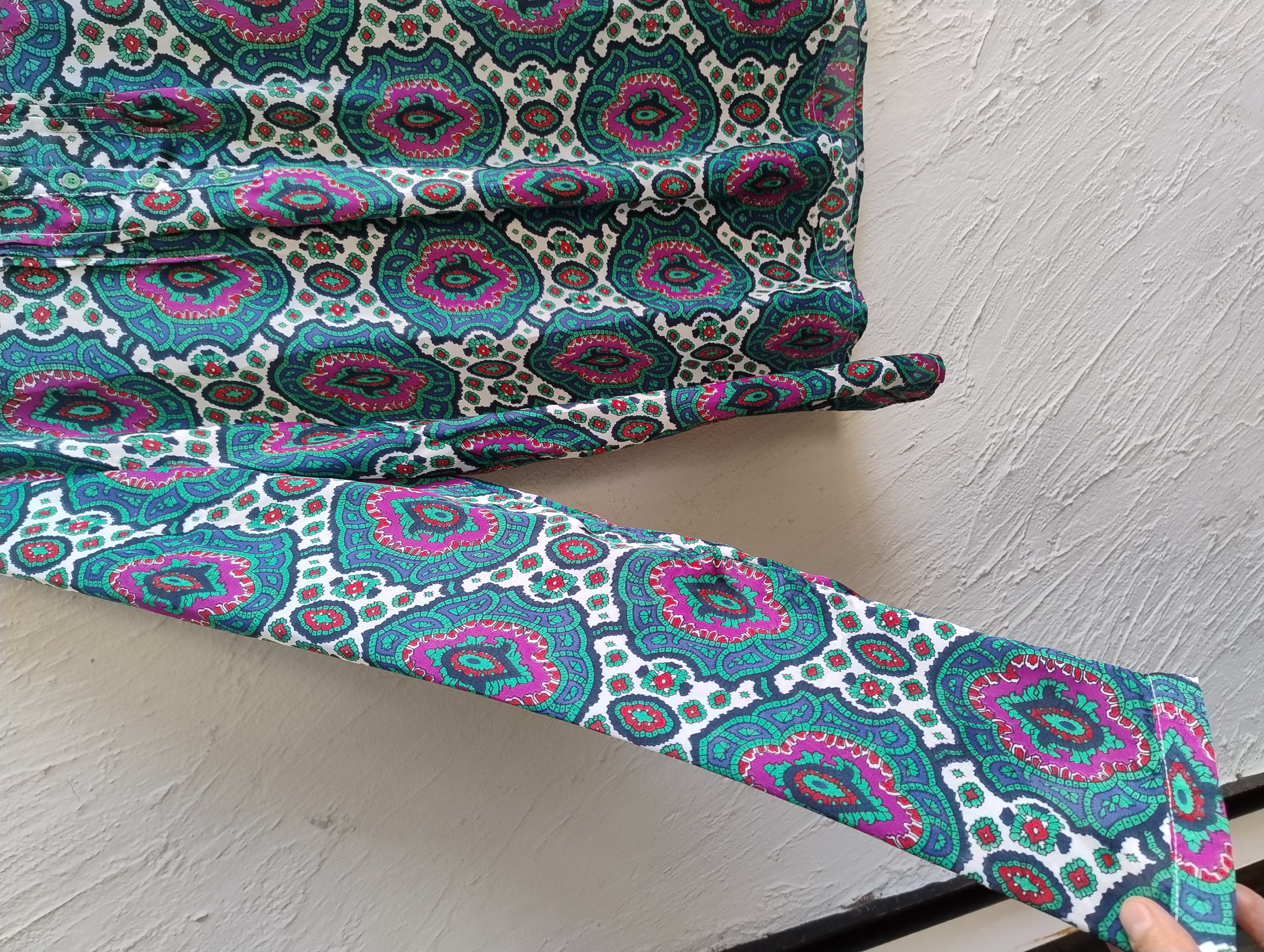 Blusa estampada colorida GG