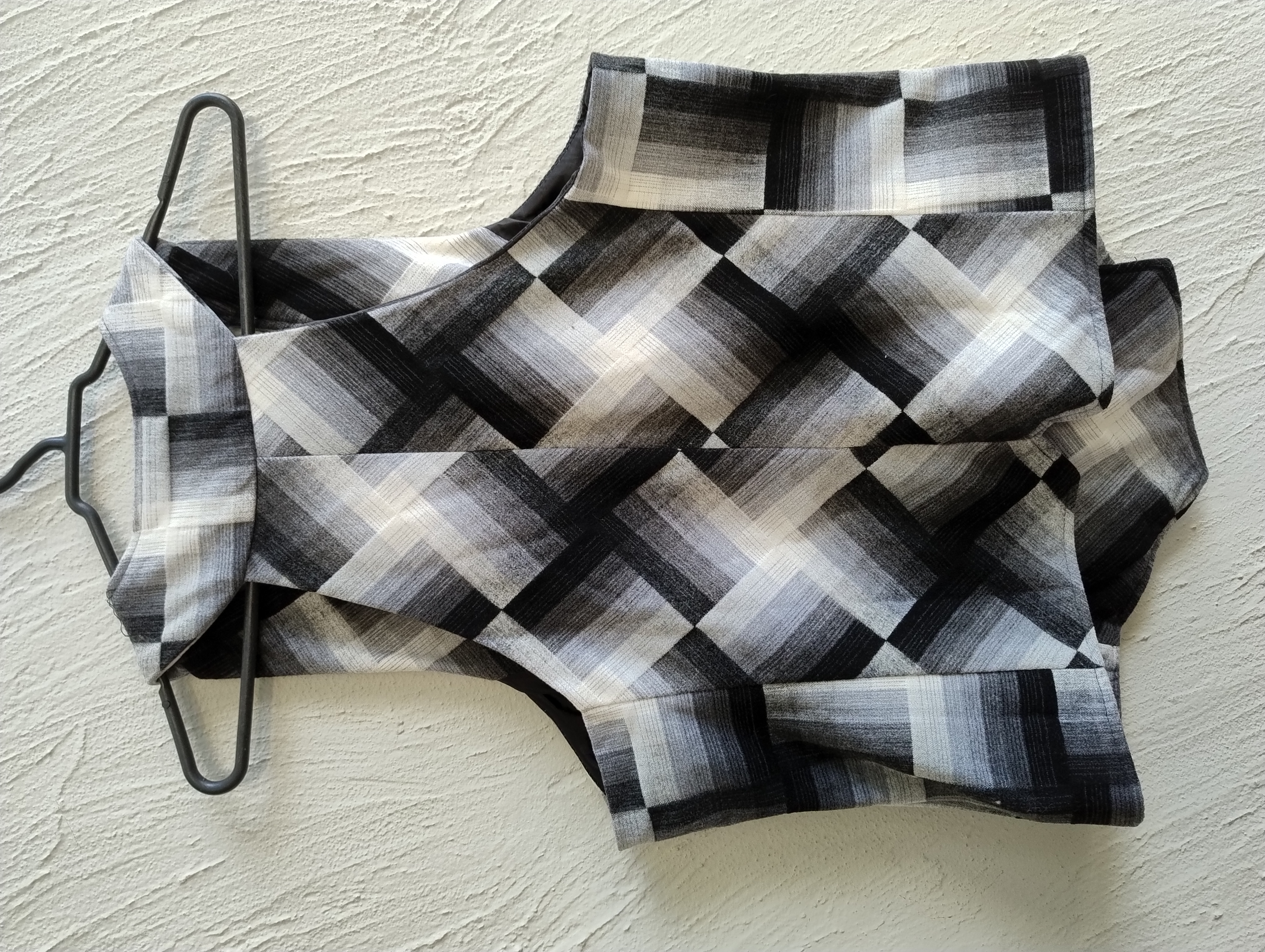 Colete xadrez feminino - G