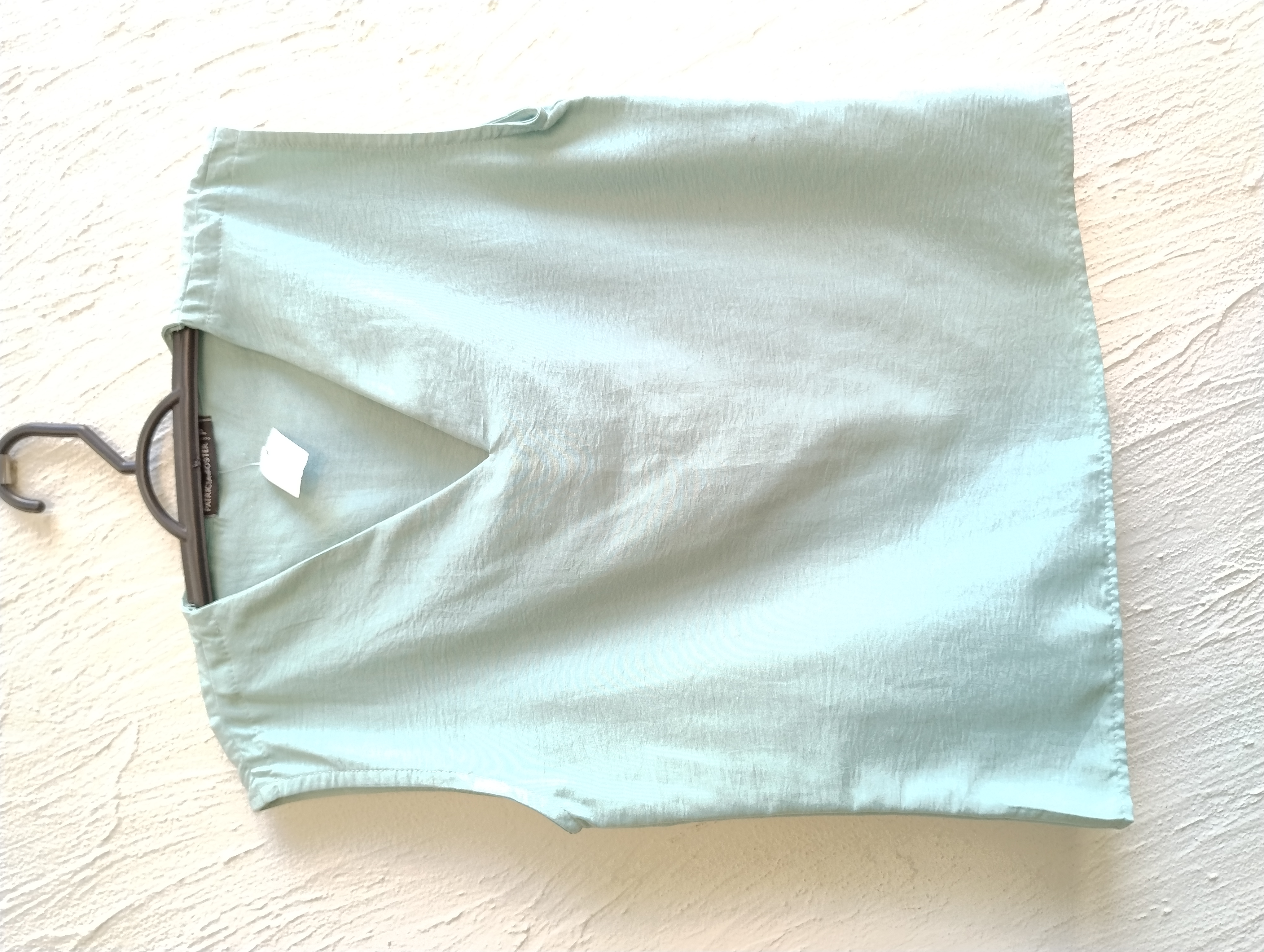 Blusa sem mangas verde-claro, P