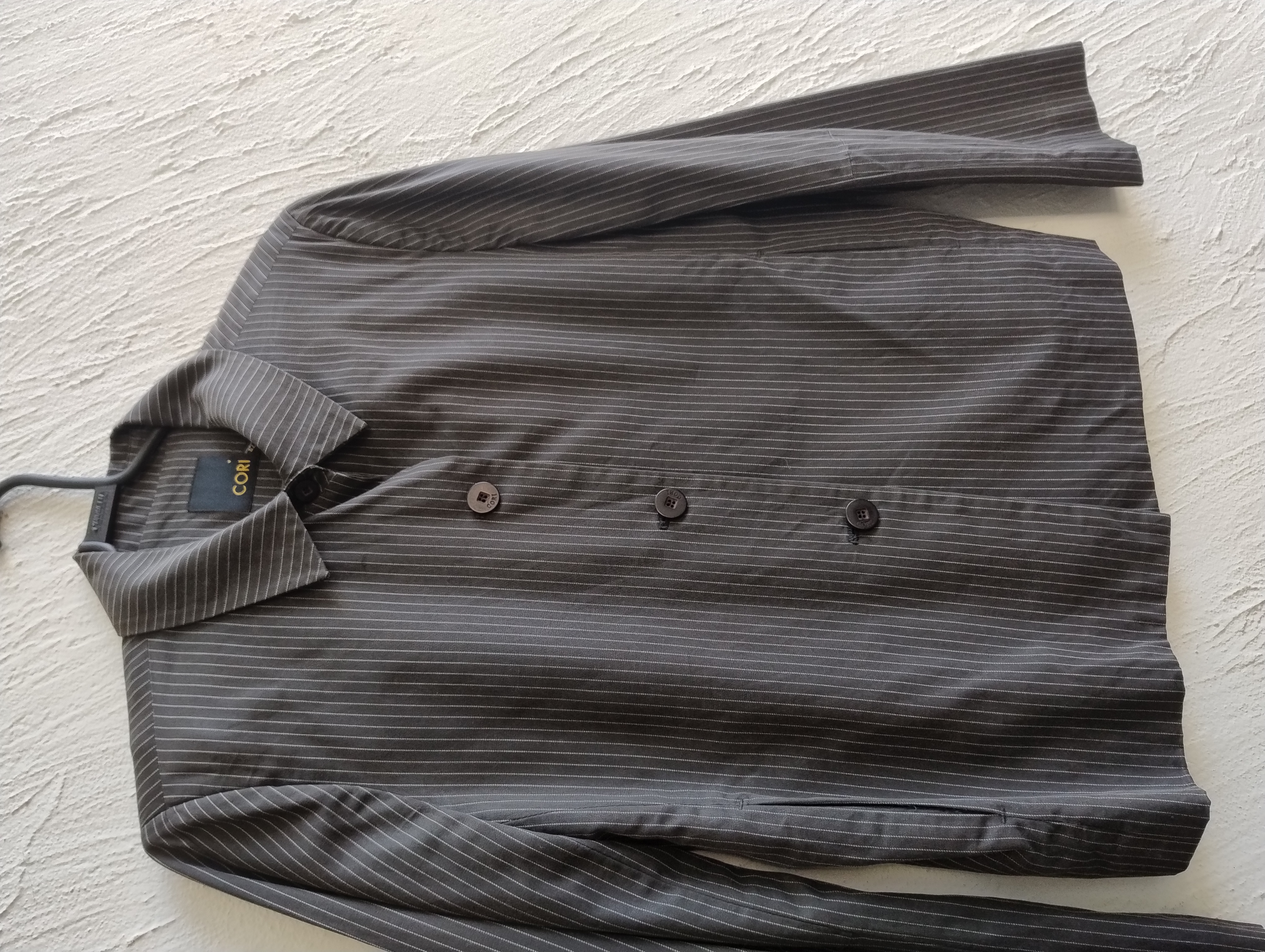 Casaquinho feminino em listras -M