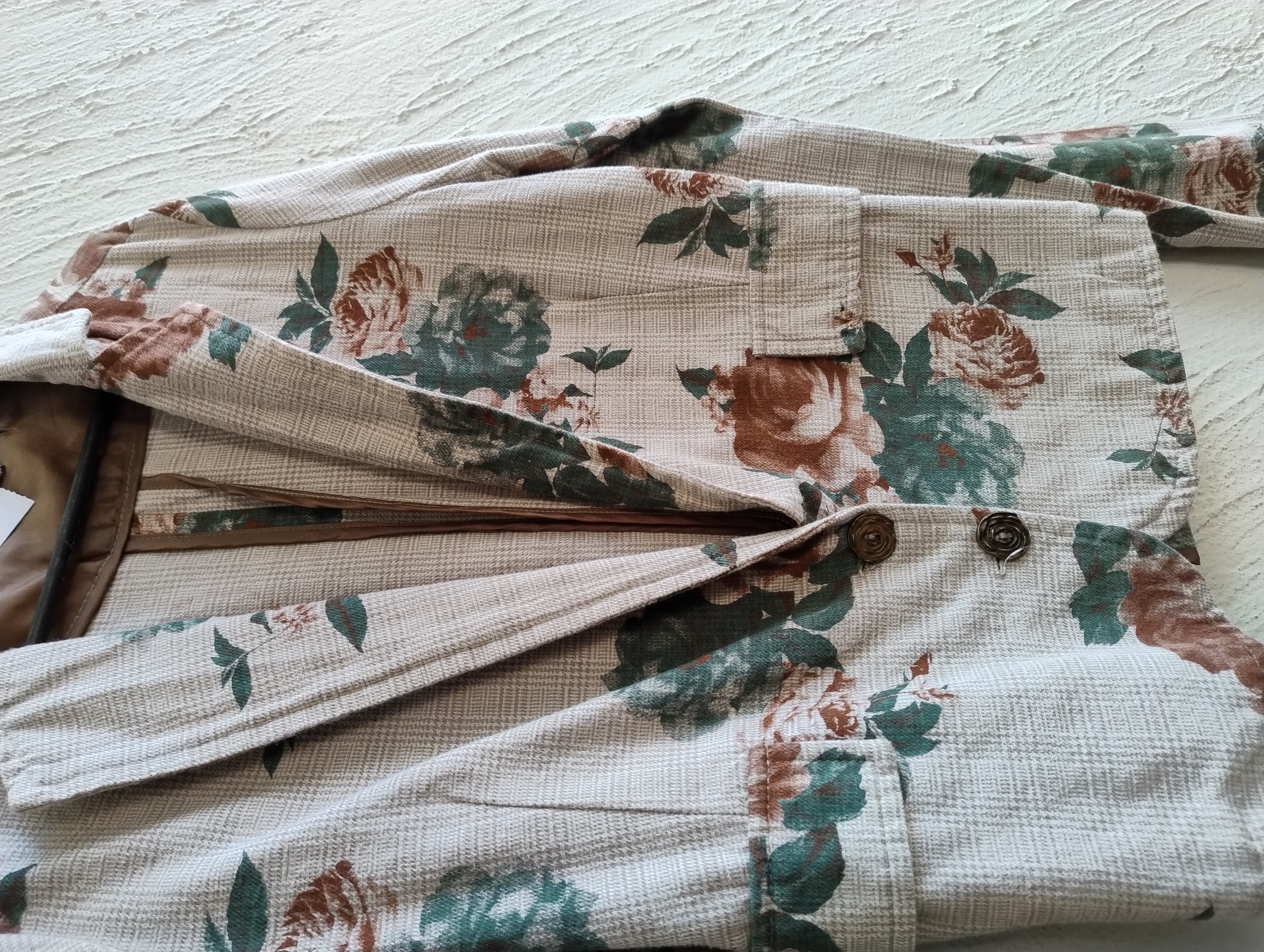 Blazer estampado feminino - M