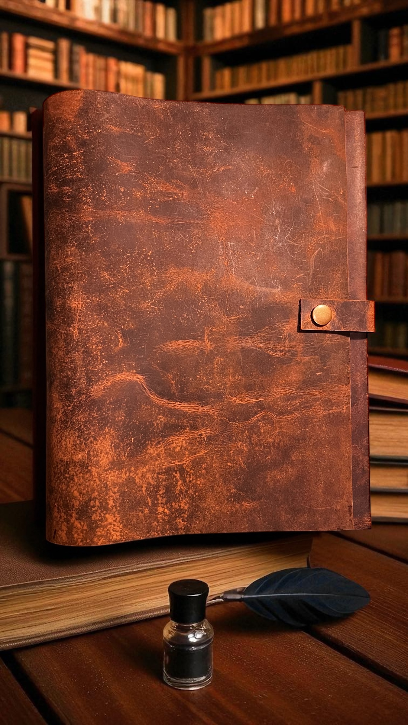 Leder-Skizzenbuch im Vintage-Stil 