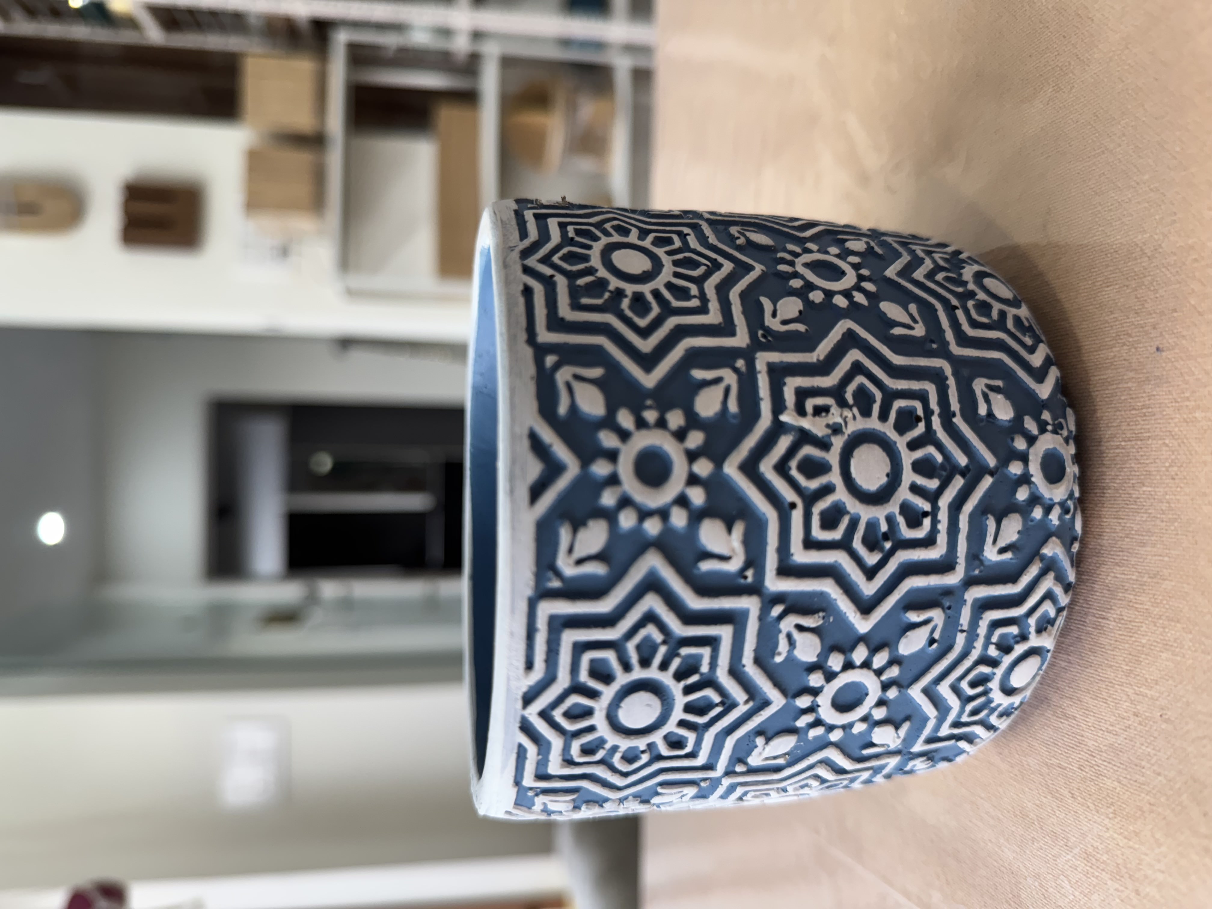 Cement Pot Zen Garden